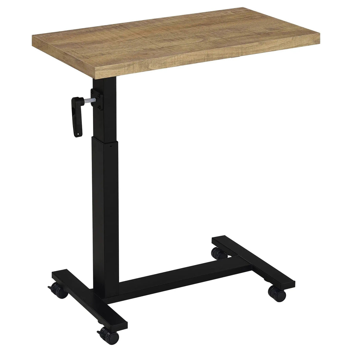 Westpark Height Adjustable Mobile Bedroom C-Table Mango | 28 x 15.5 x 27.75 in | Steel & Wood | Bedroom