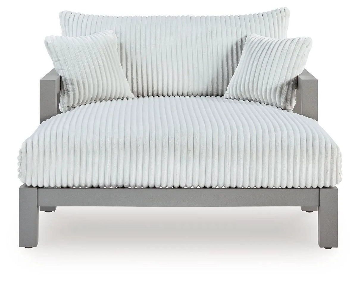 Hurley Park Chaise Lounge | Gray | With Cushion | 46 Inch Seat Width