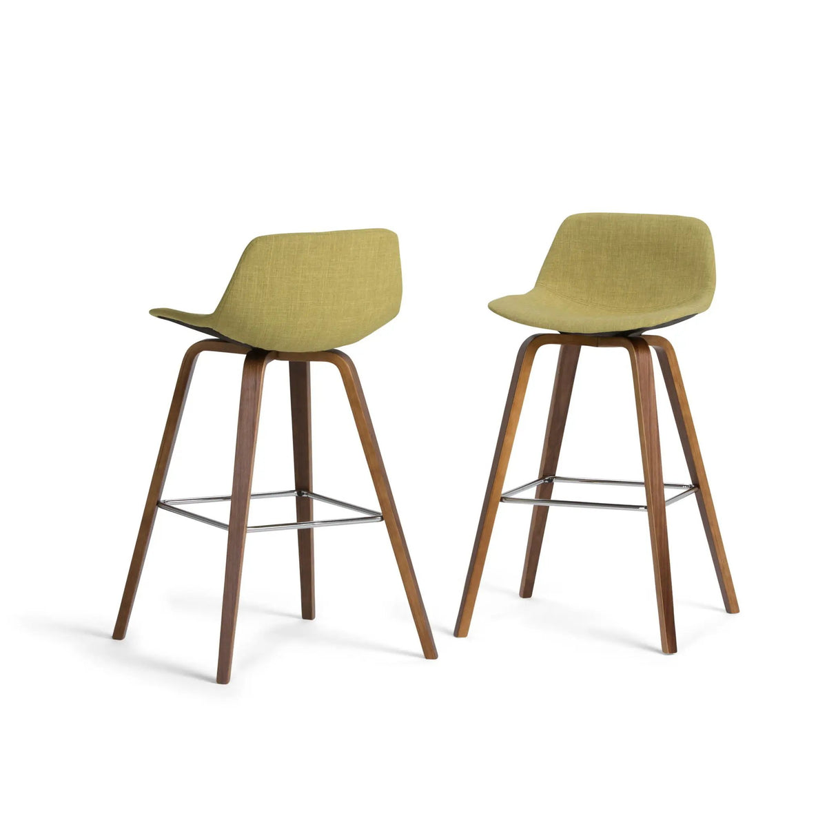 Randolph Bentwood Stools | Set Of 2 | Mid Century Modern Style | Counter And Bar Height