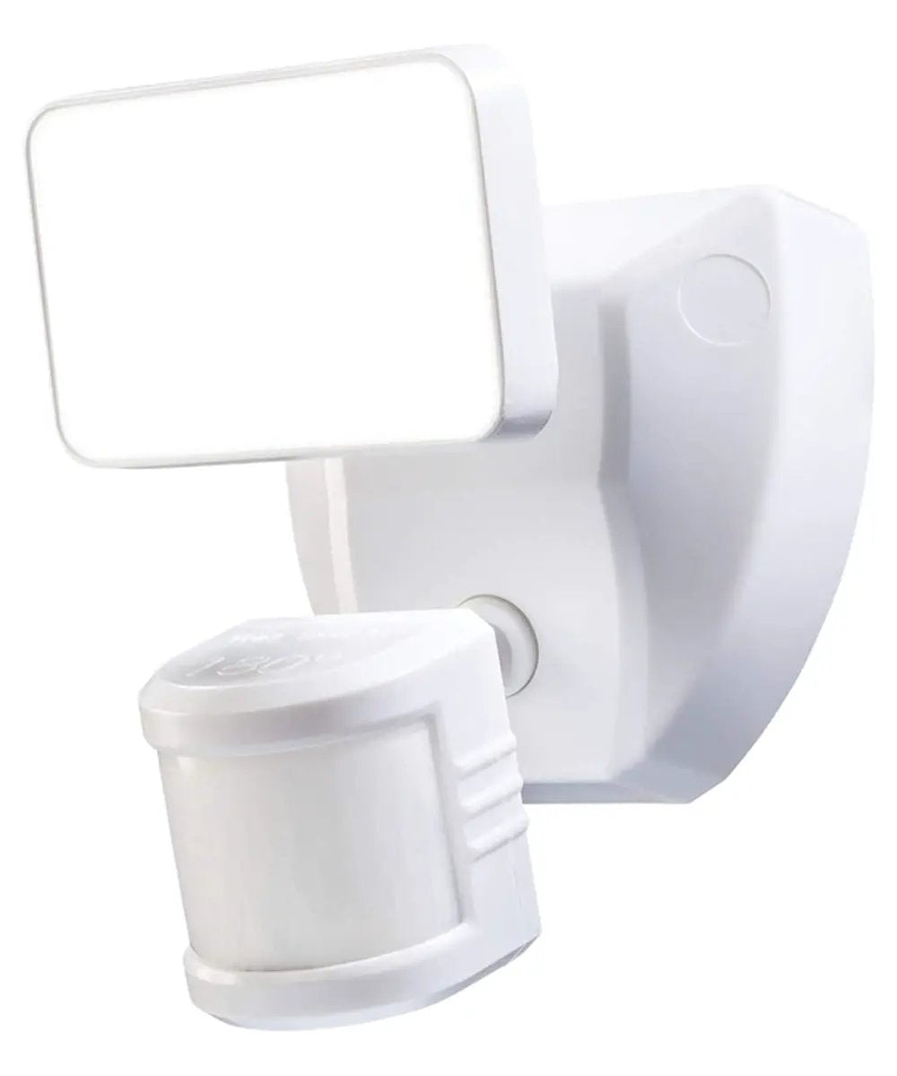 Outdoor Led Flood Light | 180 Degree Motion | Voice Activated | White 6 Inch