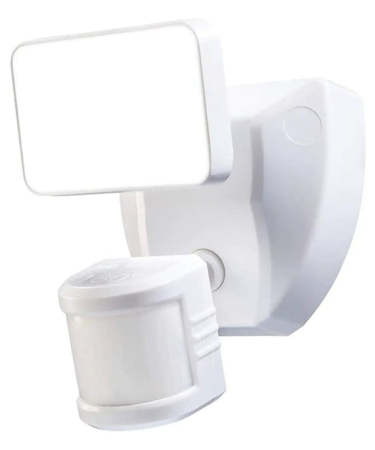 Outdoor Led Flood Light | 180 Degree Motion | Voice Activated | White 6 Inch