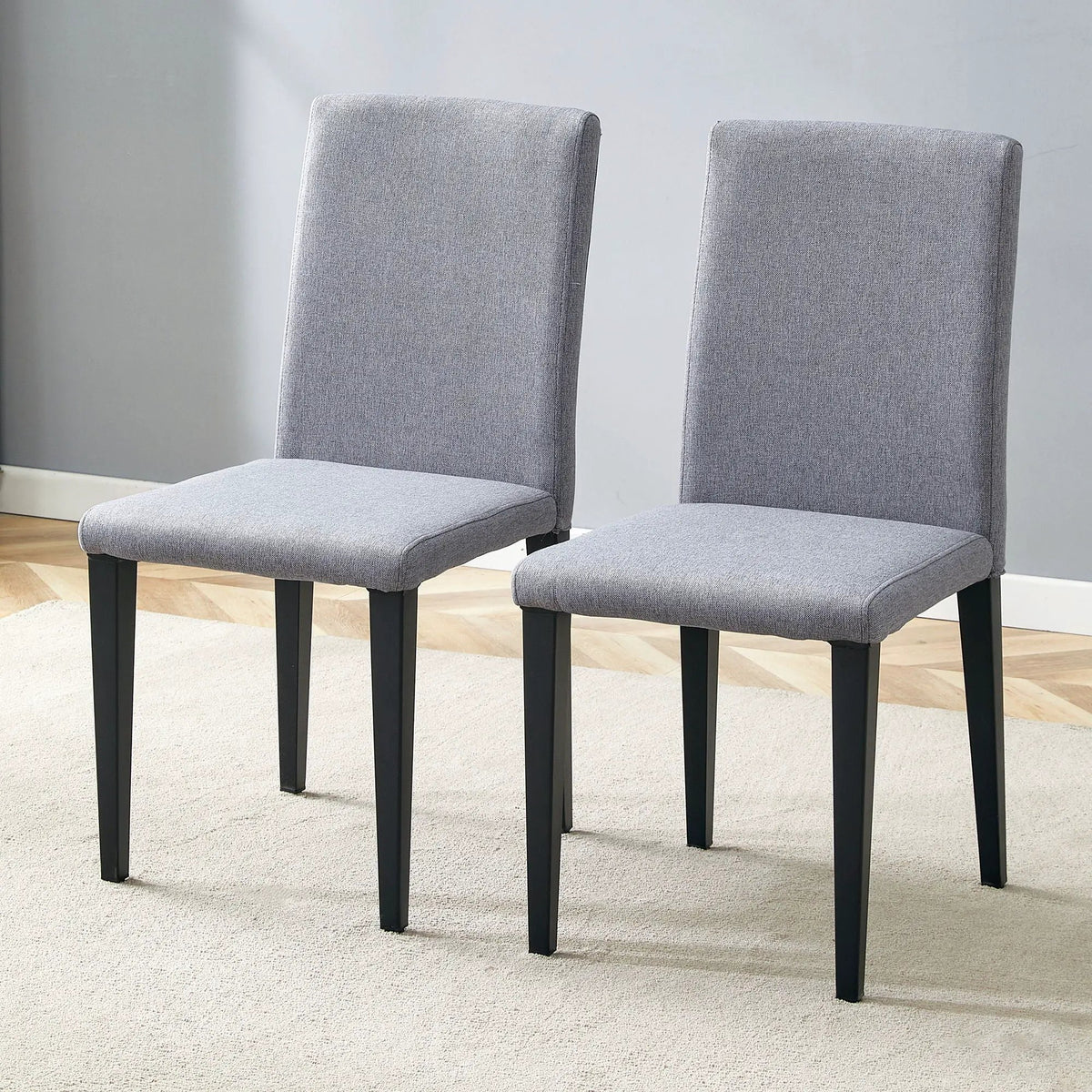 Versatile Dining Chairs | Metal Legs | Minimalist Nordic Style | PU Feel