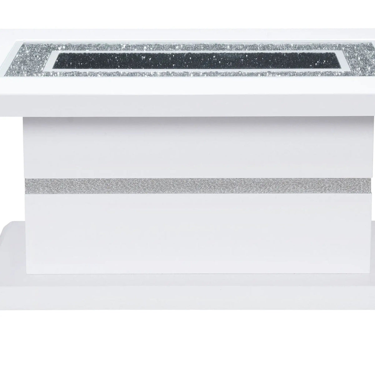 Ariya Table | 52 x 28 x 20 in | Glass & Wood | Living Room