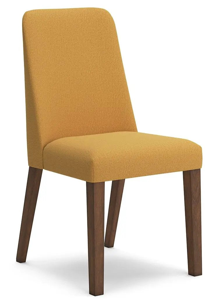 Lyncott Dining Side Chairs | Set Of 2 | Retro Mid-Century Style | Upholstered Seats