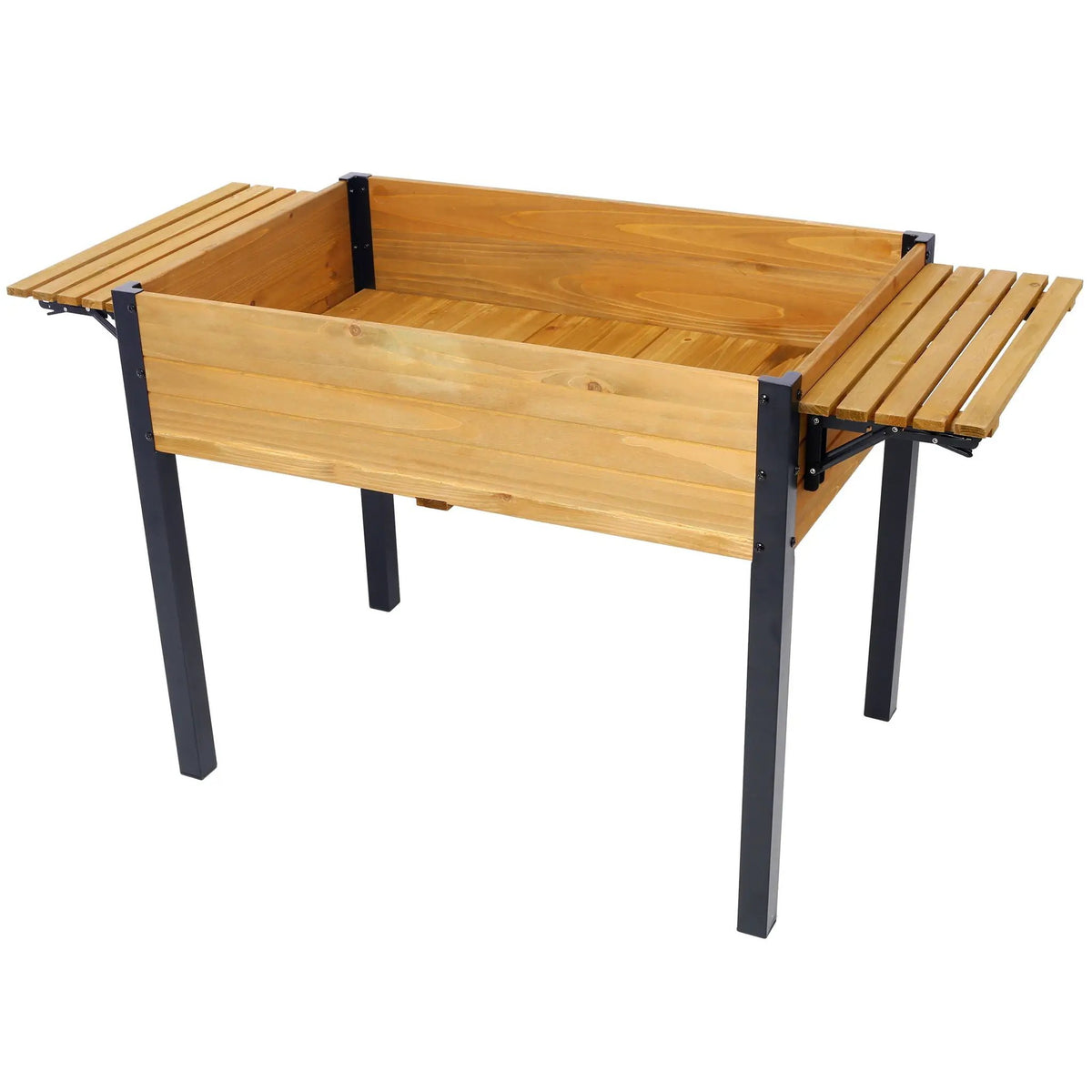 Raised Garden Bed | Premium Fir Wood | Folding Storage Shelf
