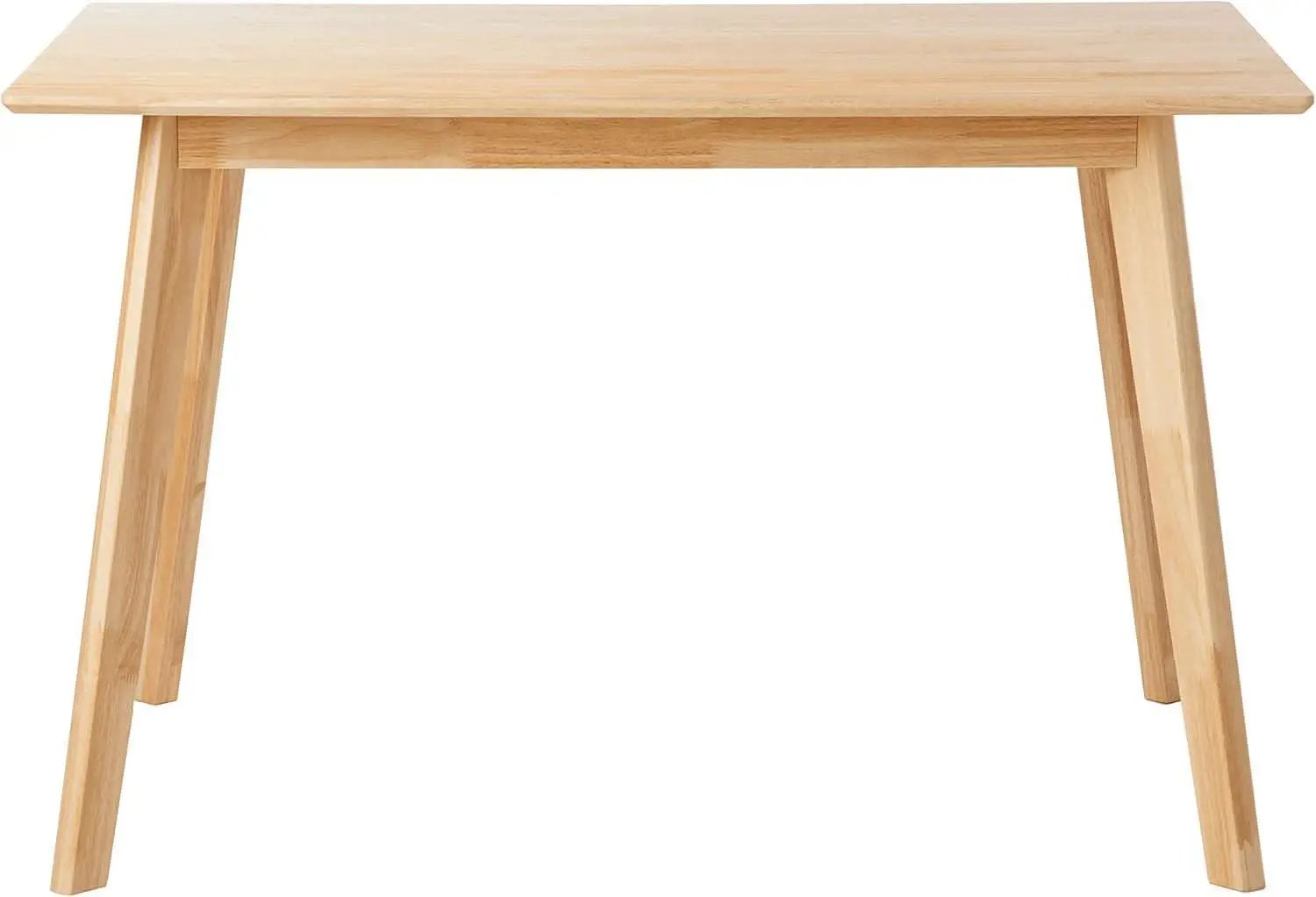 FSC Certified Solid Wood Rectangular Dining Table Seats Four Natural Finish from PriceLows™