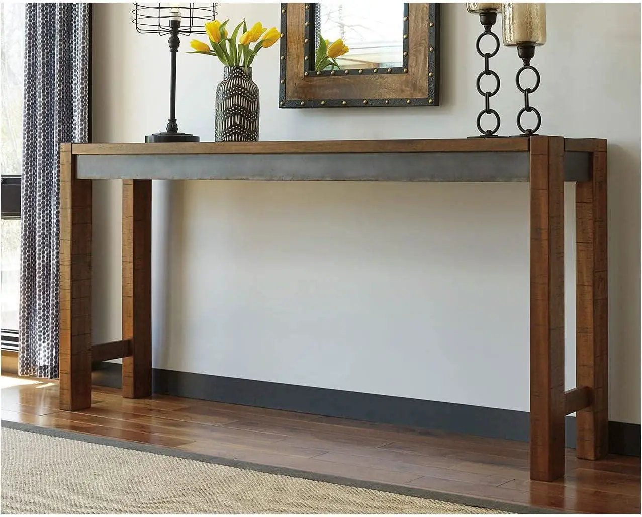 Torjin Urban Counter Height Dining Table Two Tone Brown from PriceLows™