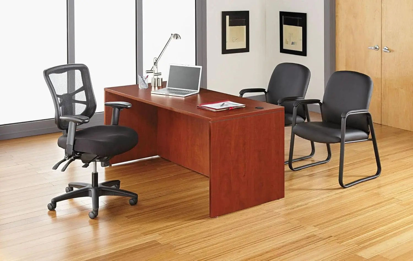 Elusion High Back Mesh Office Chair Black Adjustable Tilt from PriceLows™