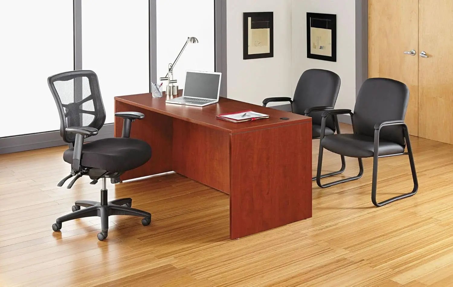 Elusion High Back Mesh Office Chair Black Adjustable Tilt from PriceLows™