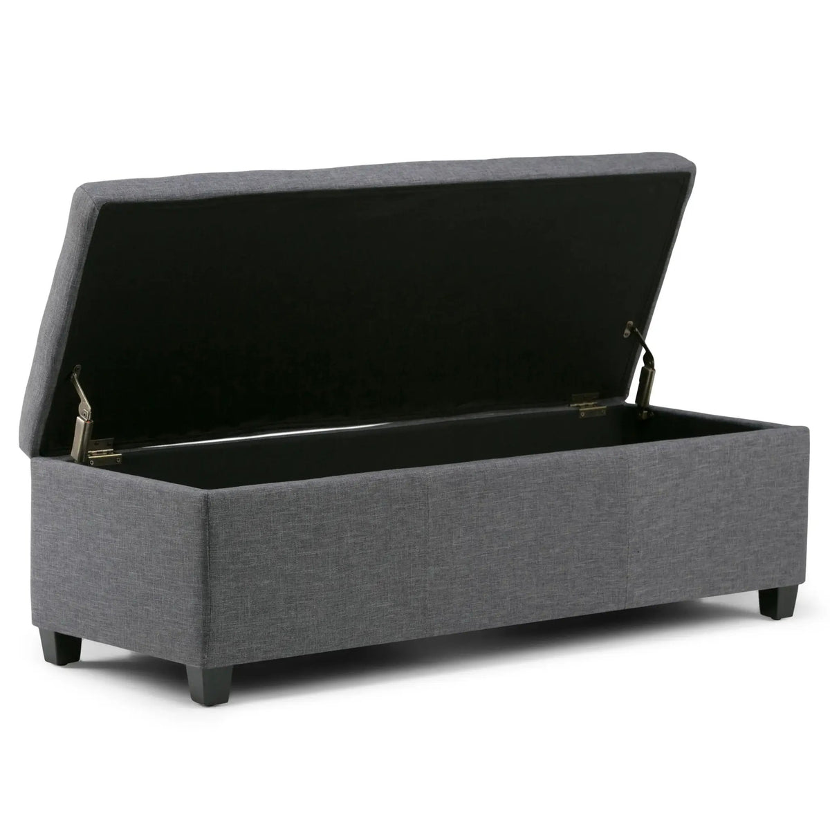 Storage Ottoman Bench | Solid Wood Frame | High Density Foam