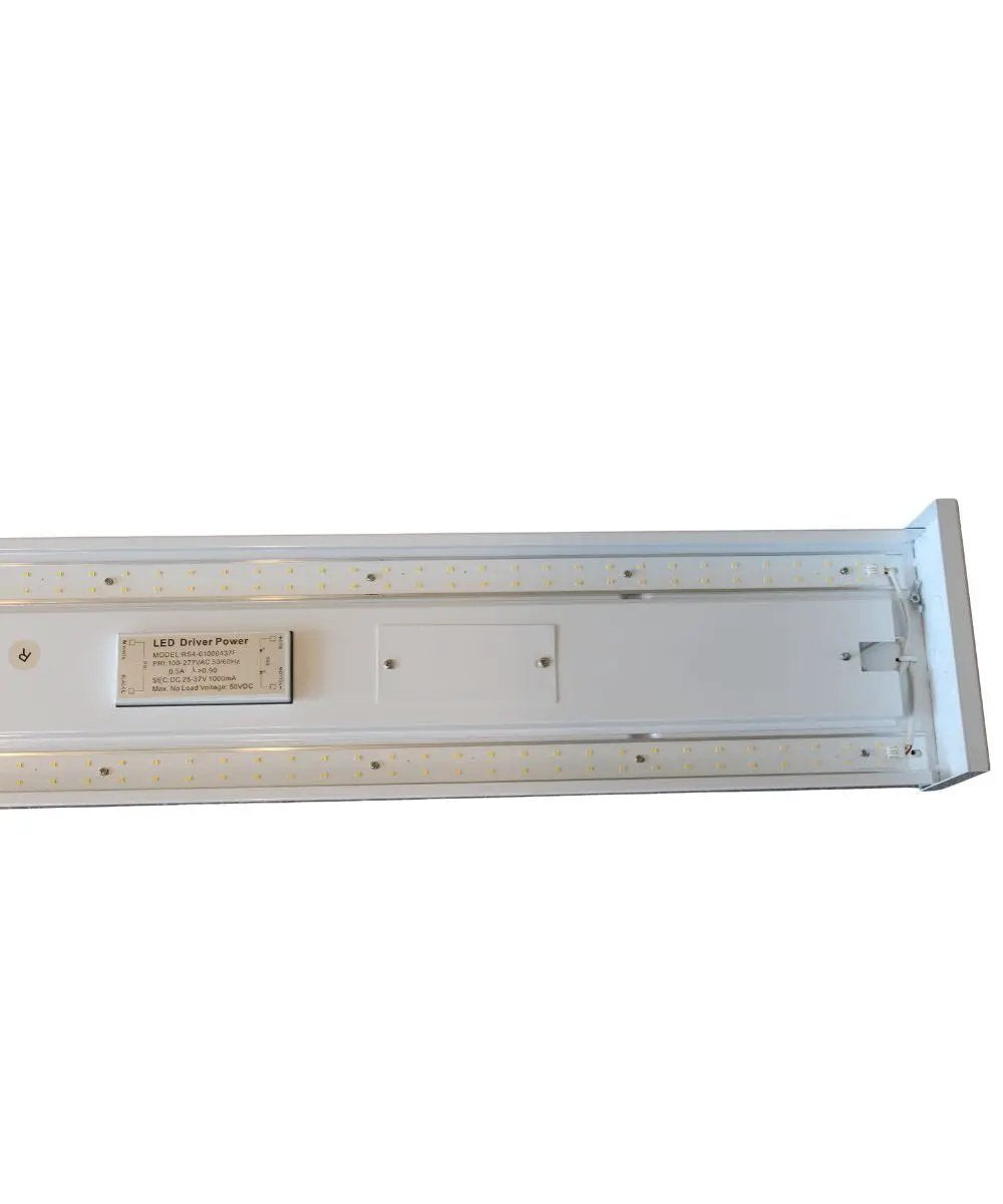 LED Ceiling Lights | 49 Inch Width | Prismatic Wraparound | 2 Pack