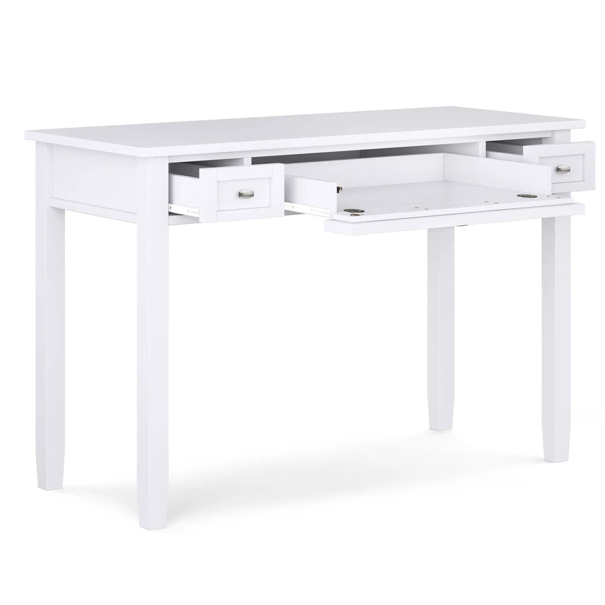 Warm Shaker Handcrafted Desk | Solid Wood | NC Lacquer Finish | 48 Inch Length