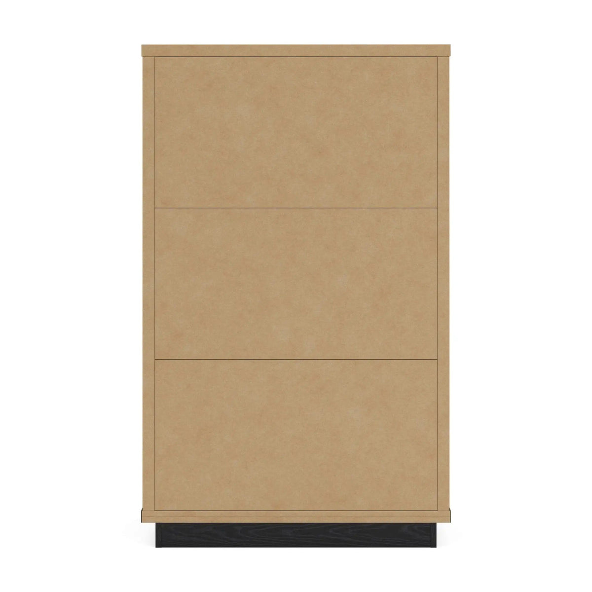 Kozmour Five Drawer Chest | 30.59 x 15.63 x 51.42 in | Engineered Wood & Mdf | Black / Brown