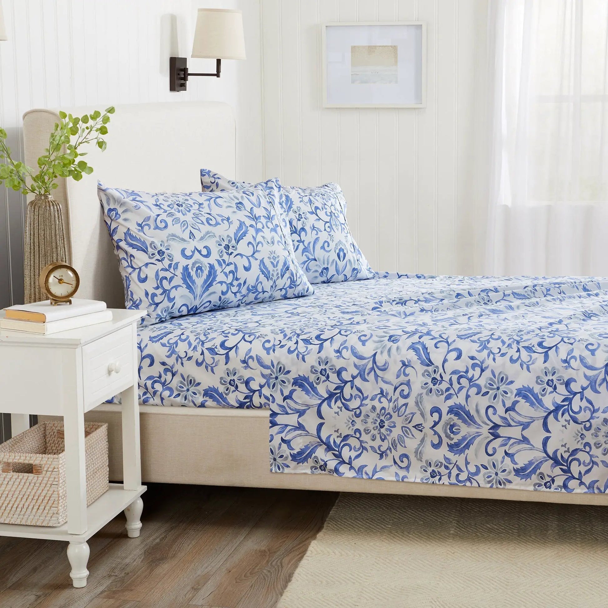 Watercolor Floral Sheet Set - Delia Collection from PriceLows™