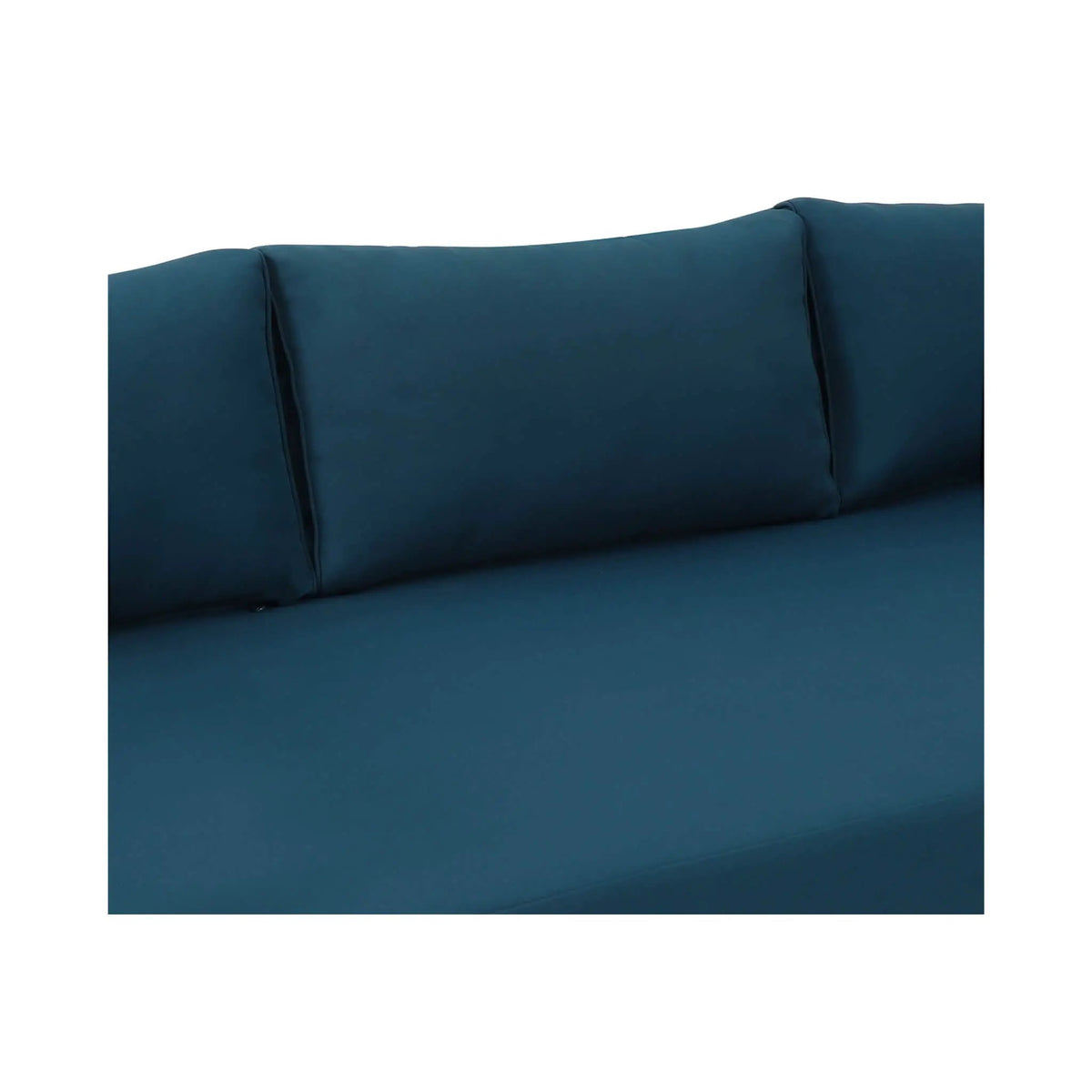 Acacia Wood Daybed Sofa | 3-Seater Outdoor Design | Water-Resistant Cushions | Open Slat Backrest