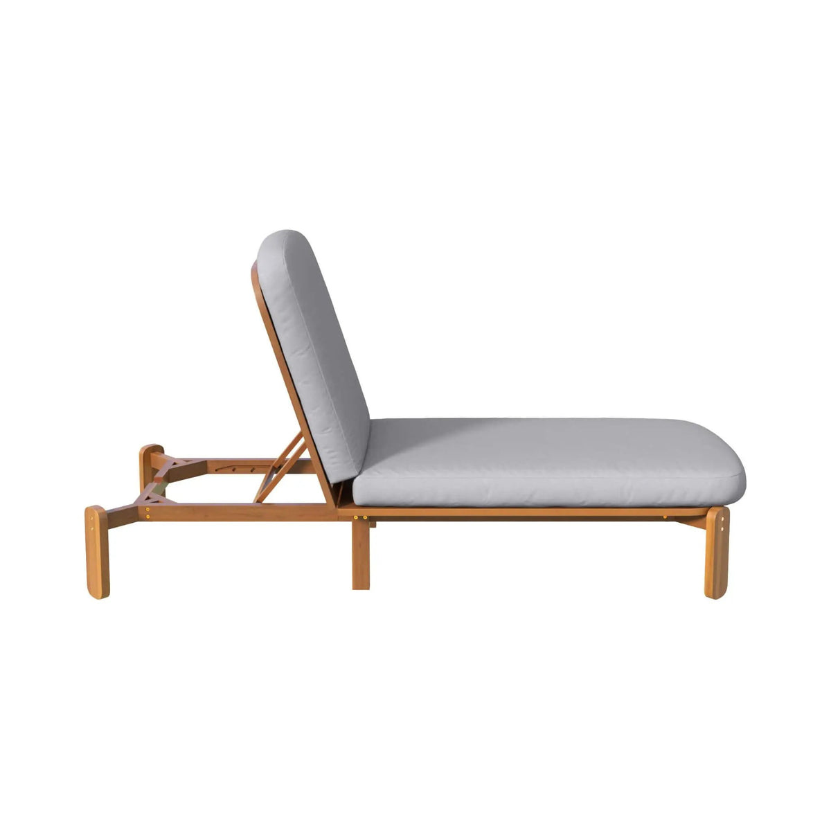 Adjustable Outdoor Chaise Lounge | Reclining Backrest | Weather-Resistant Materials | Minimalist Design