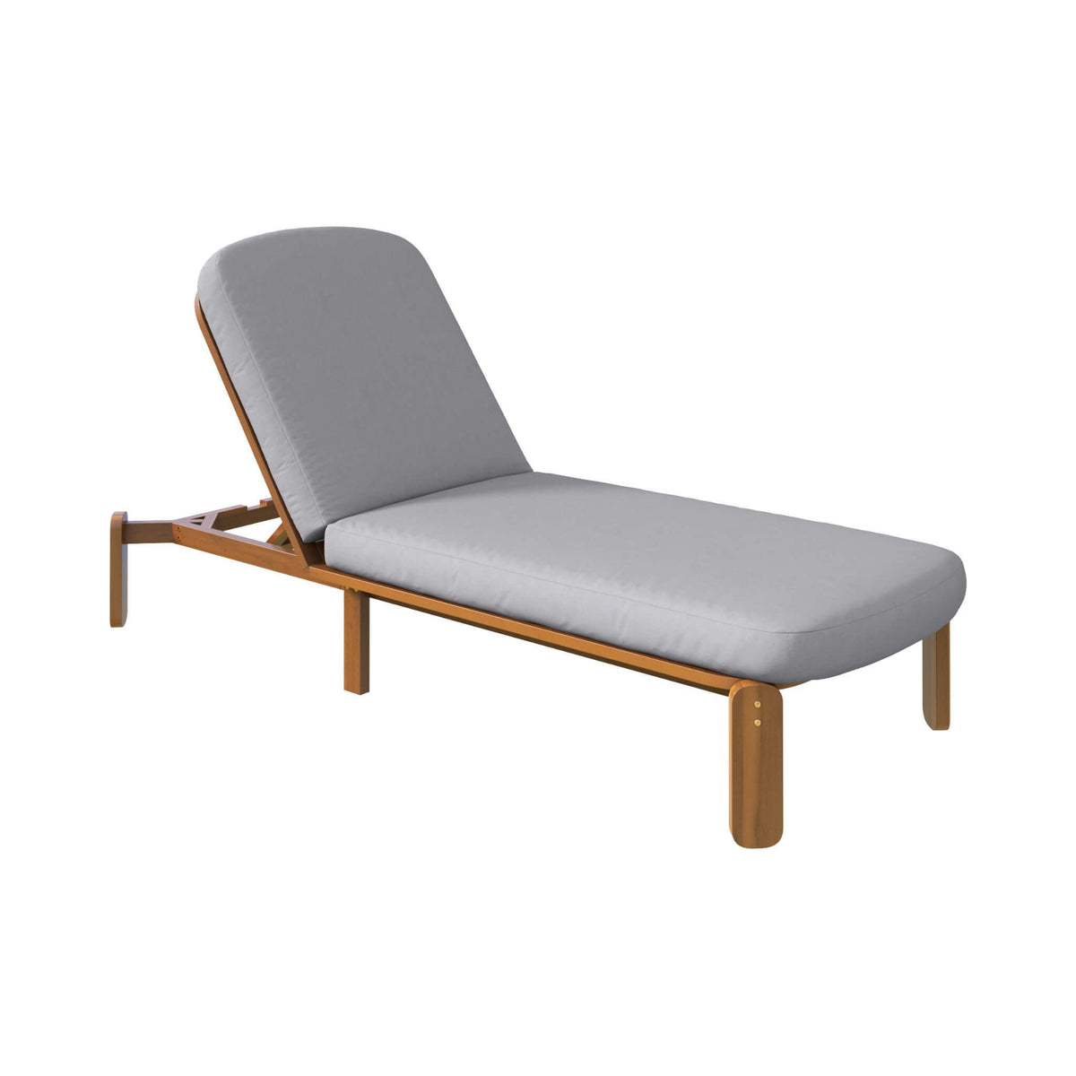 Adjustable Outdoor Chaise Lounge | Reclining Backrest | Weather-Resistant Materials | Minimalist Design