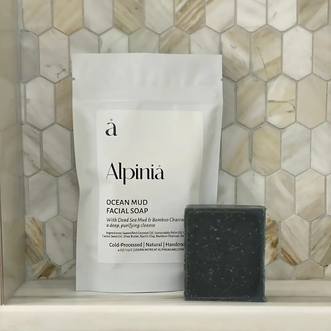 Ocean Mud + Activated Charcoal Facial Soap Bar from PriceLows™