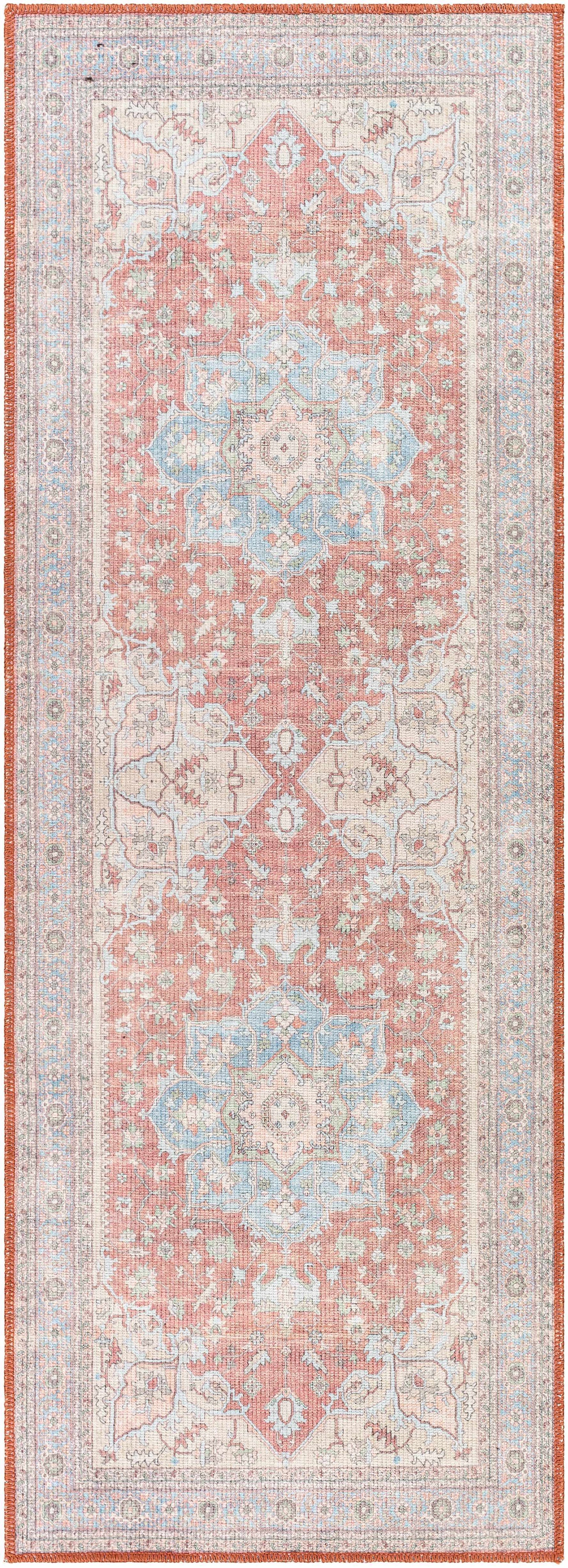 Brown Bagamanoc Medallion Washable Area Rug from PriceLows™