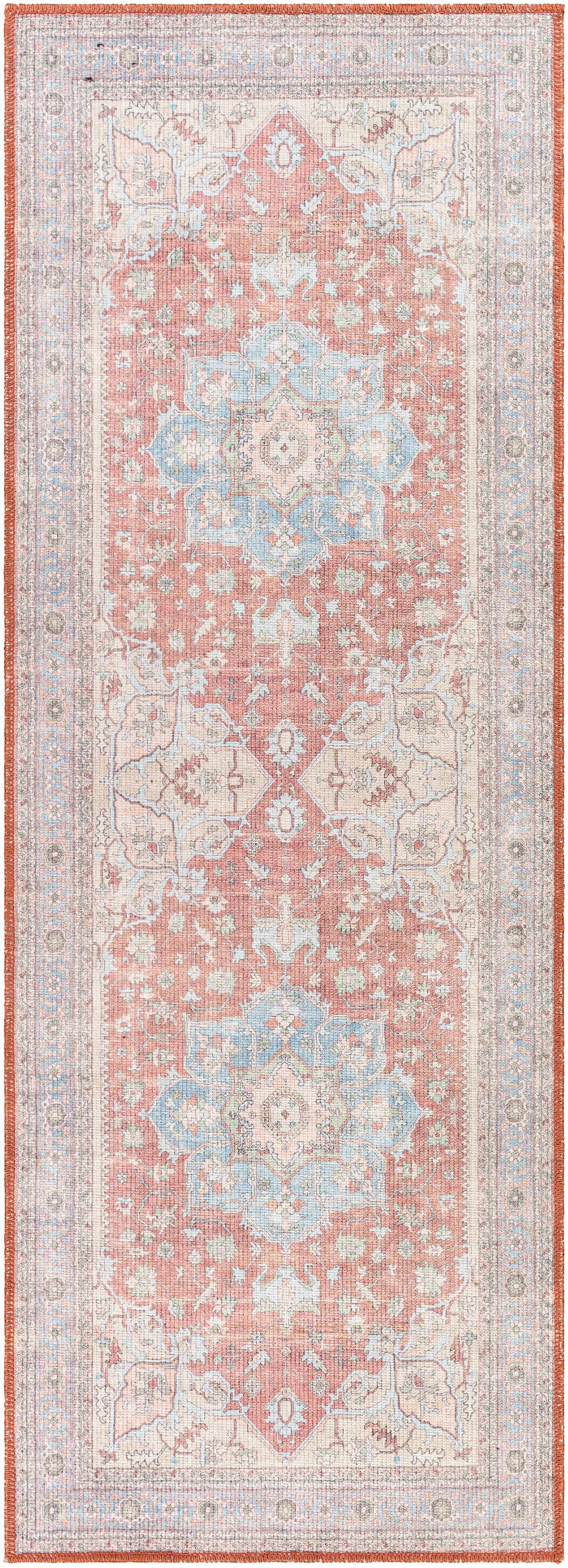 Brown Bagamanoc Medallion Washable Area Rug from PriceLows™