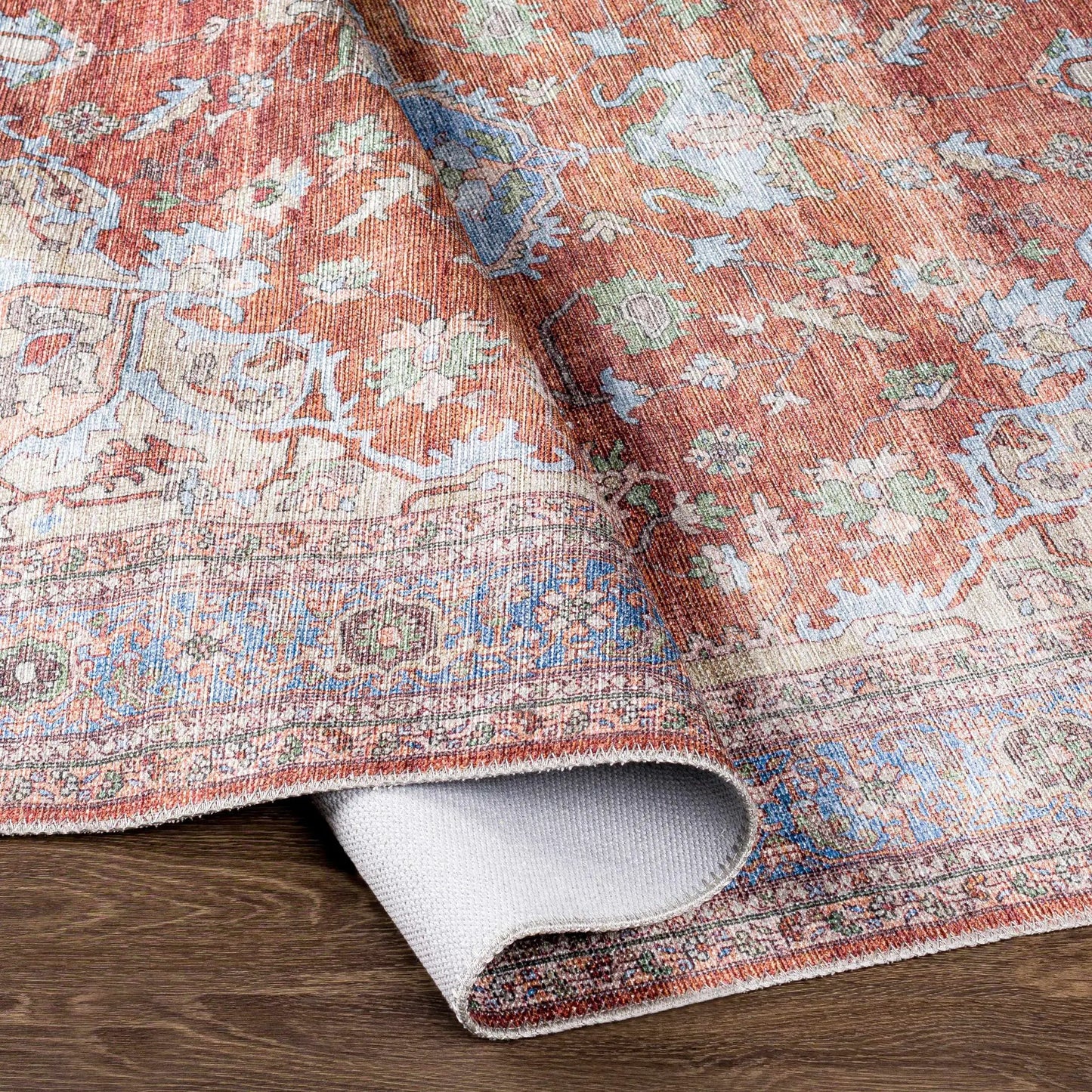 Brown Bagamanoc Medallion Washable Area Rug from PriceLows™