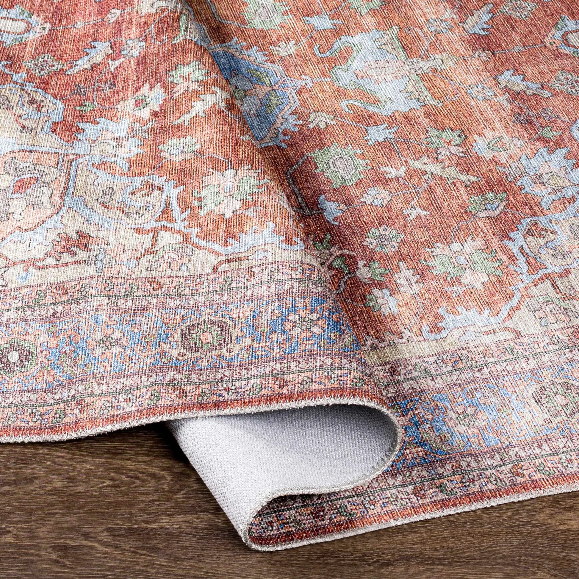 Brown Bagamanoc Medallion Washable Area Rug from PriceLows™