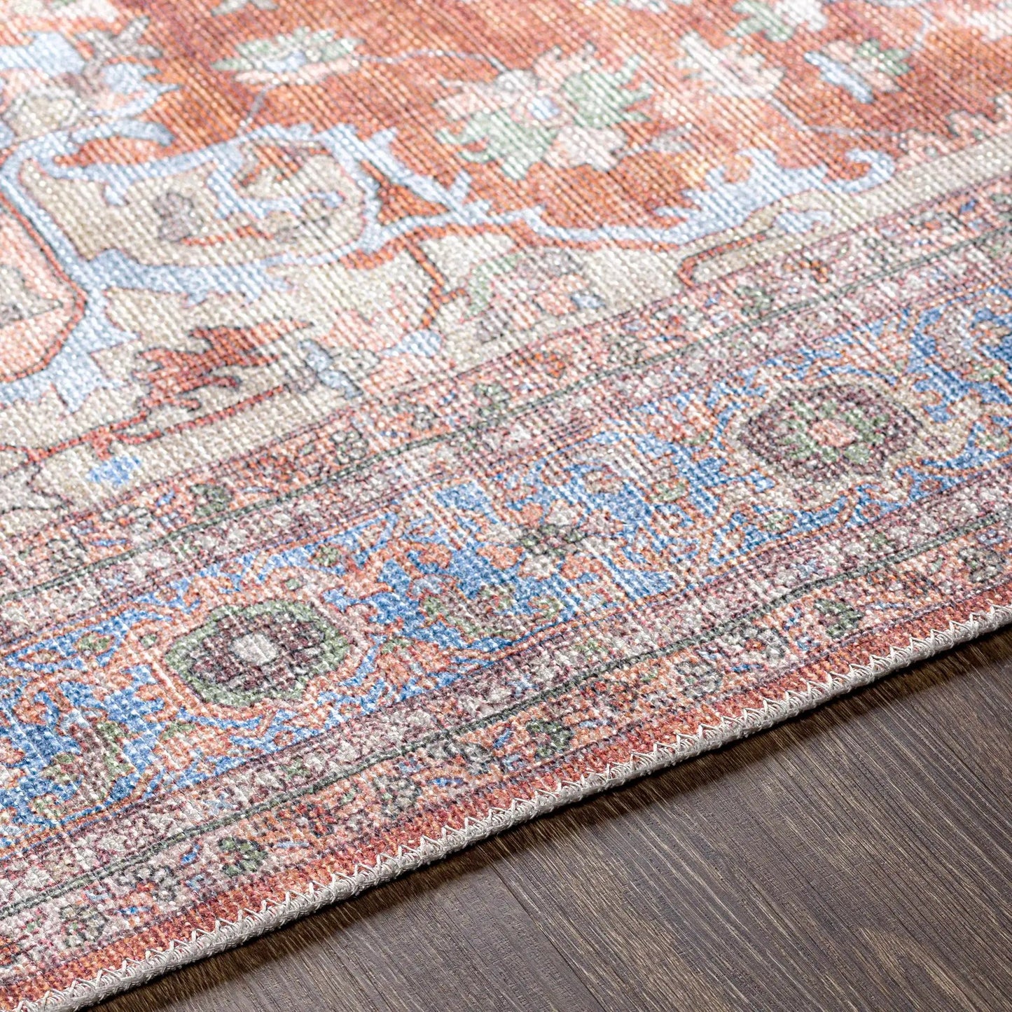 Brown Bagamanoc Medallion Washable Area Rug from PriceLows™