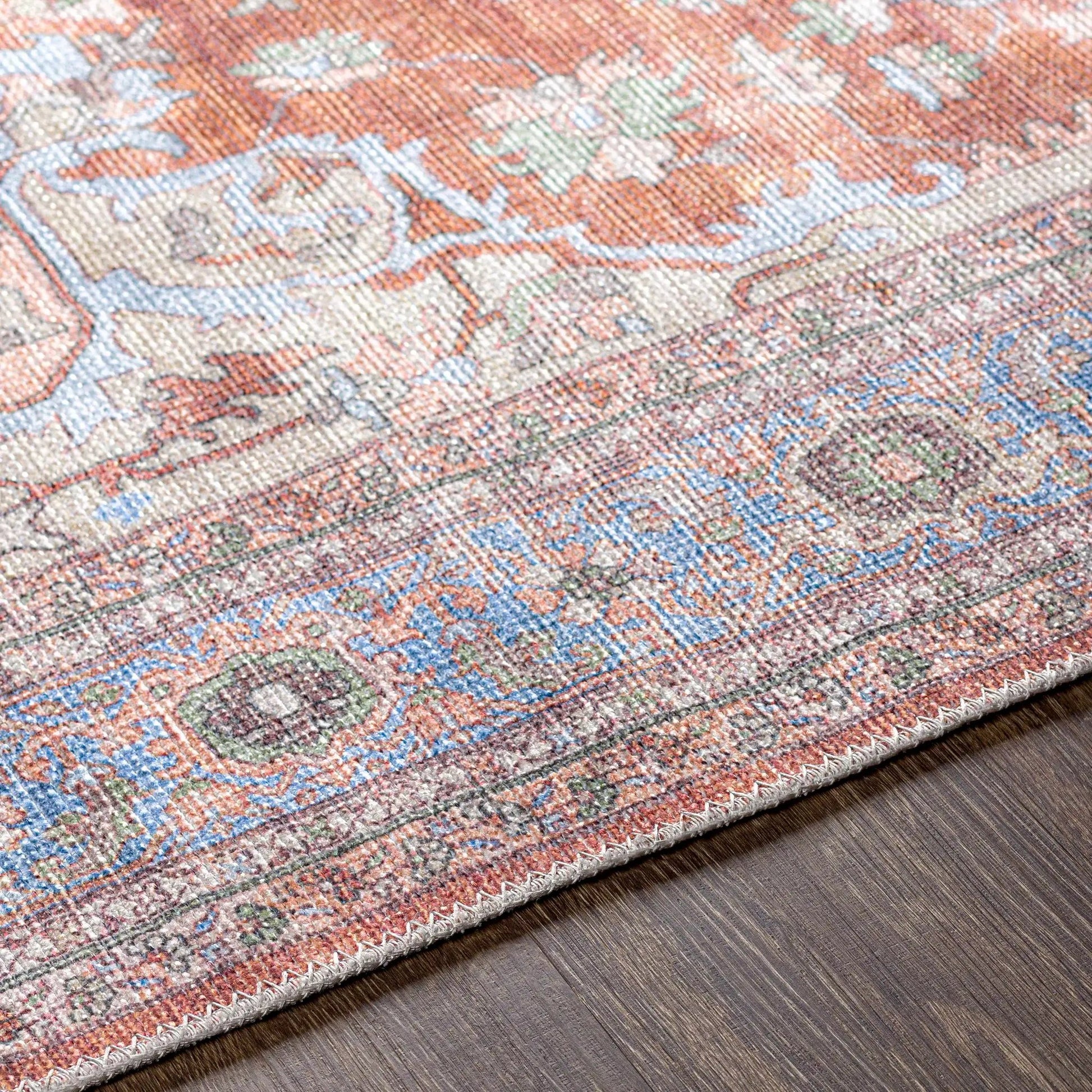 Brown Bagamanoc Medallion Washable Area Rug from PriceLows™