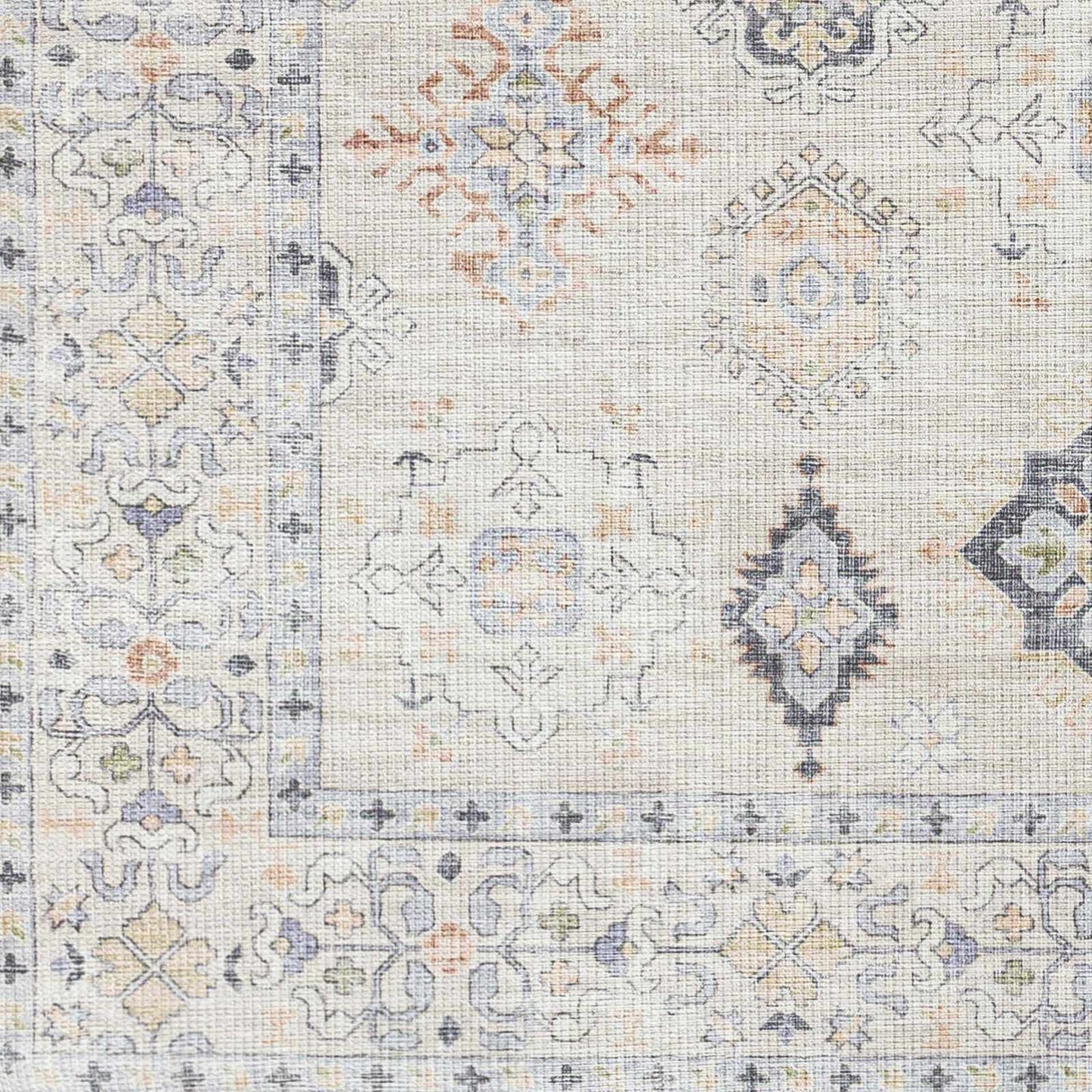 Beige Beckett Vintage Washable Area Rug from PriceLows™