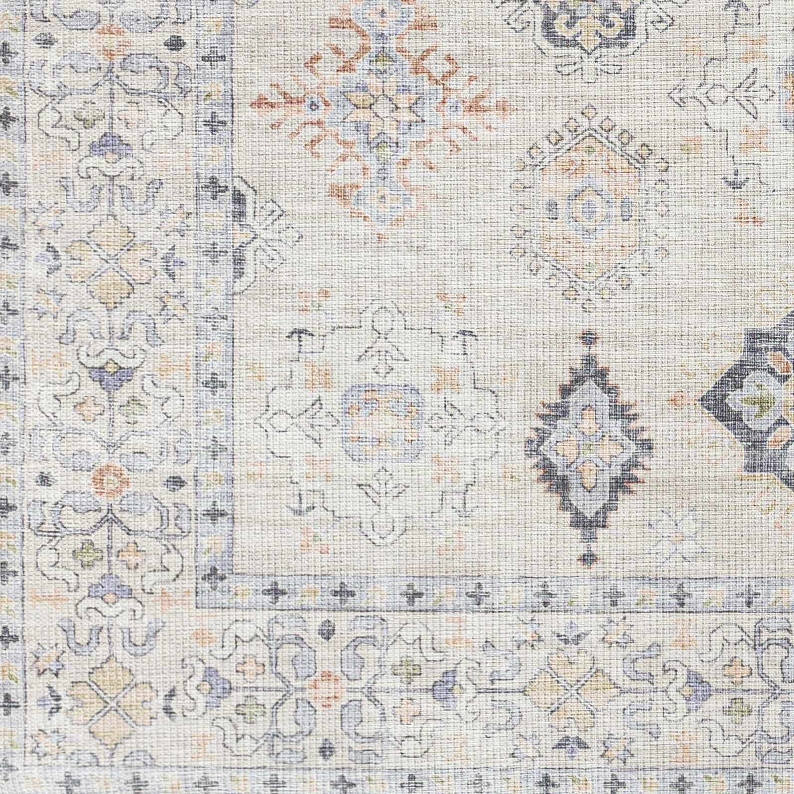 Beige Beckett Vintage Washable Area Rug from PriceLows™