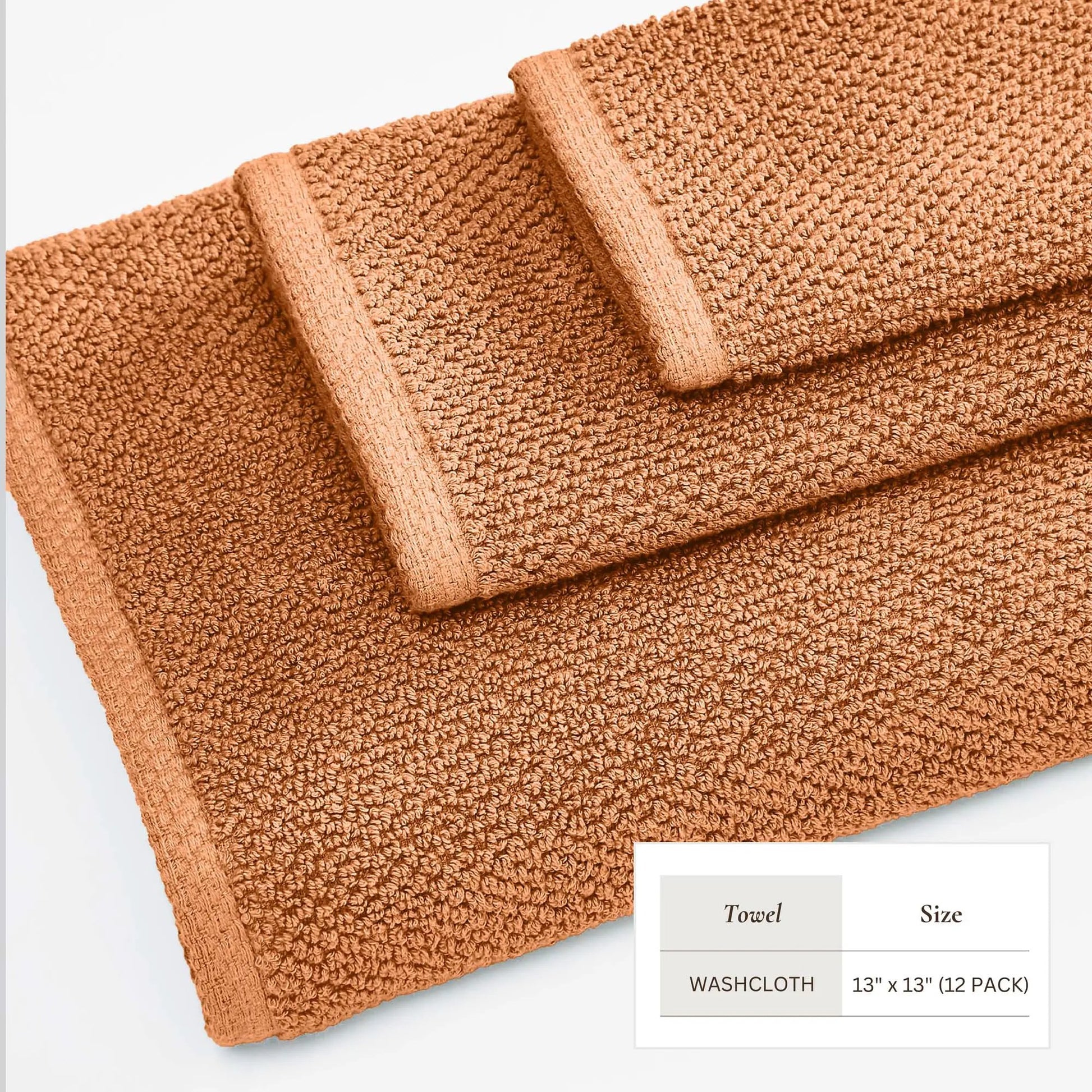 Cotton Textured Bath Towel Set - Acacia Collection from PriceLows™