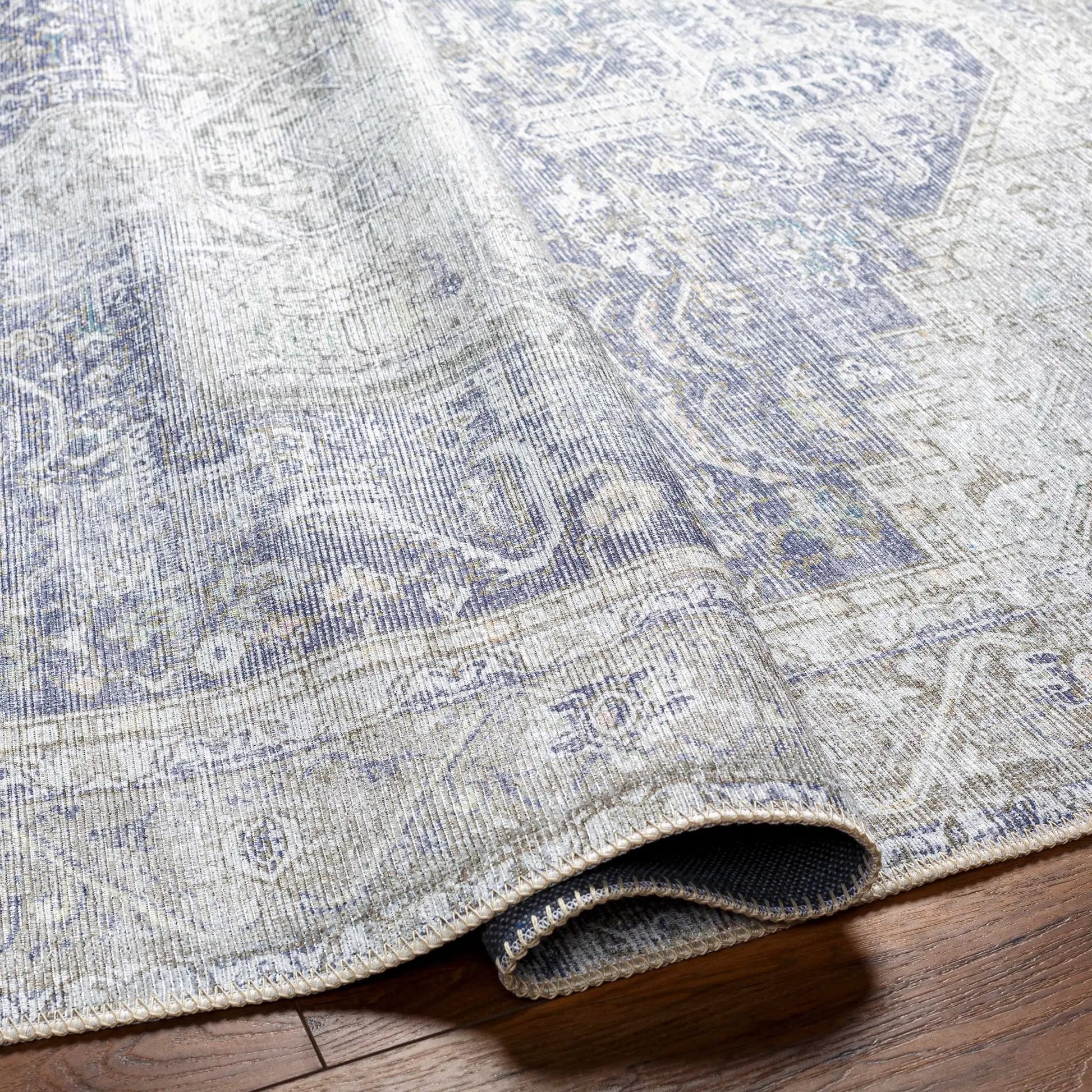 Rosman Olive Washable Area Rug from PriceLows™