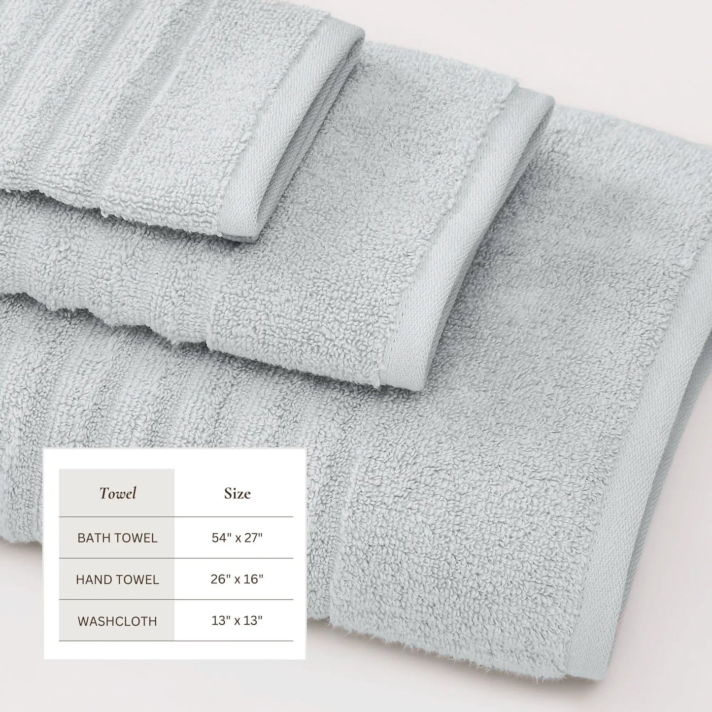 Luxury Combed Cotton Bath Towel Set - Karina Collection from PriceLows™