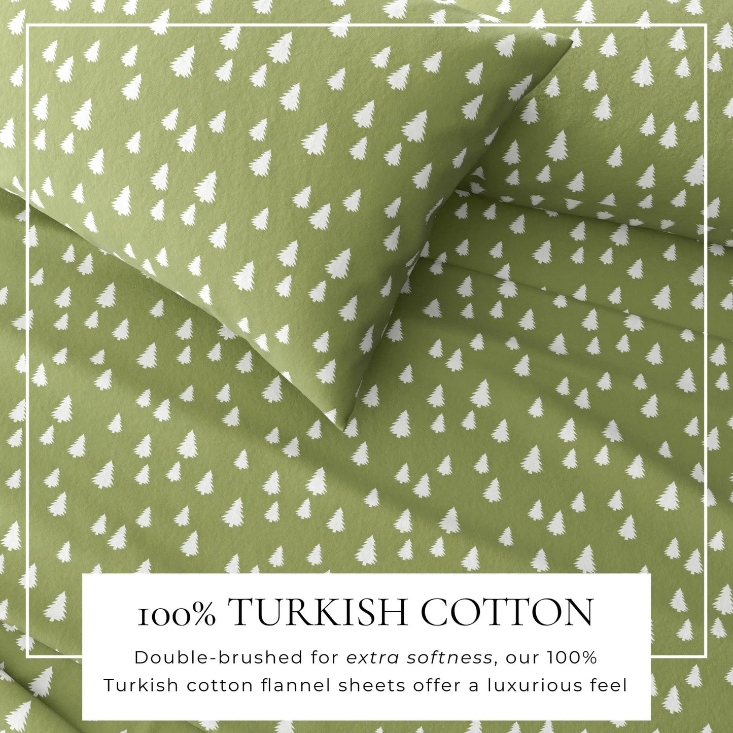 Turkish Cotton Flannel Sheet - Lakeview Collection from PriceLows™