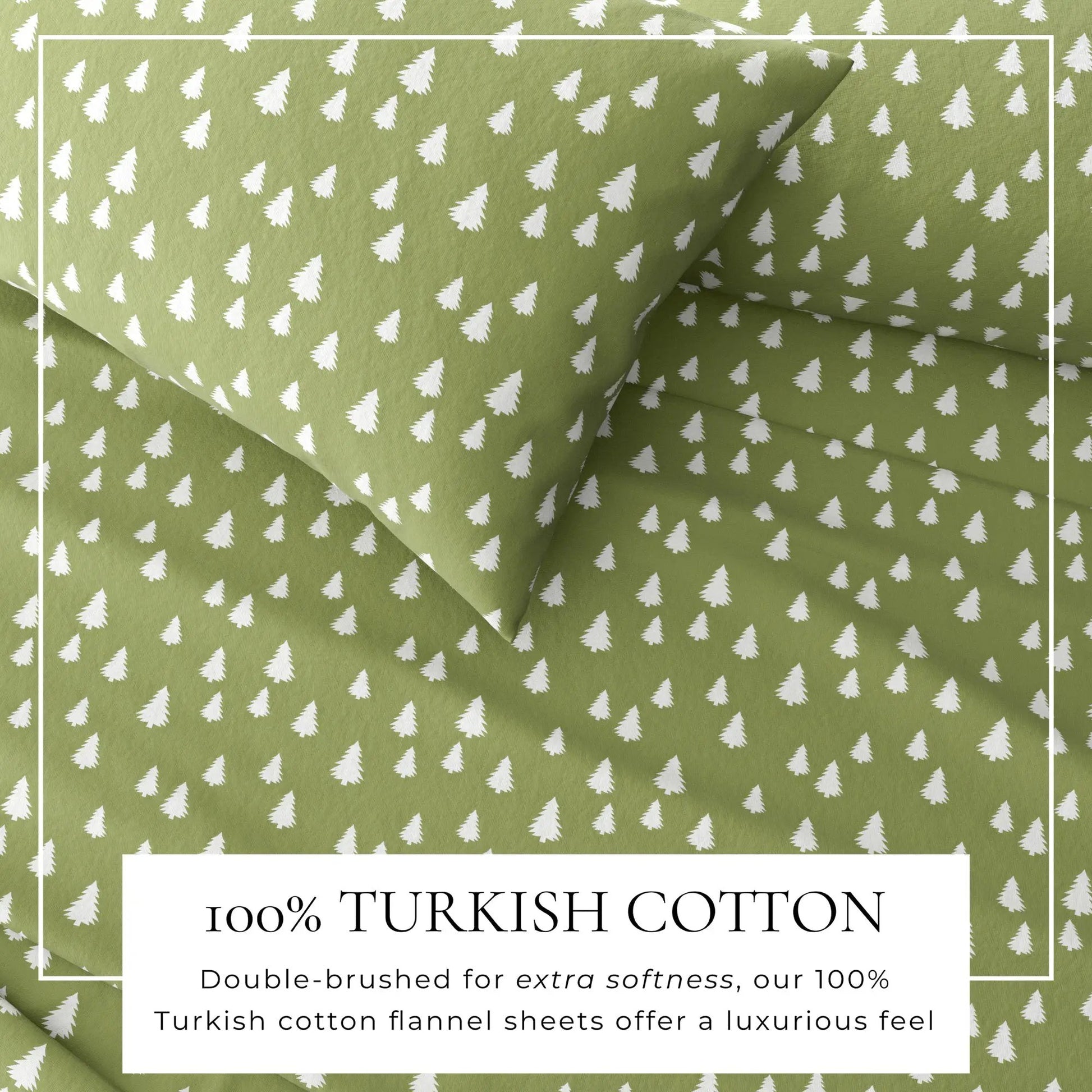 Turkish Cotton Flannel Sheet - Lakeview Collection from PriceLows™