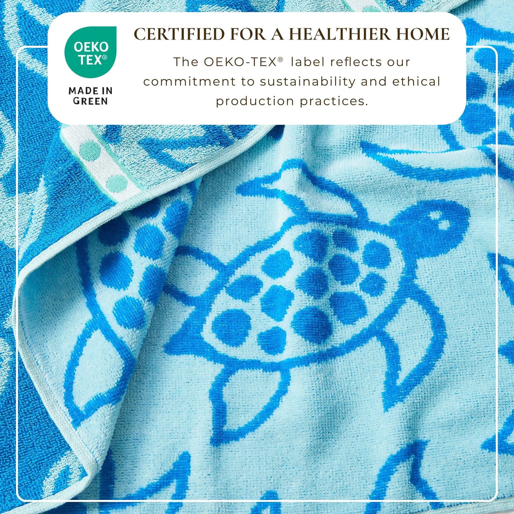 Cotton Velour Beach Towel - Maui Collection from PriceLows™