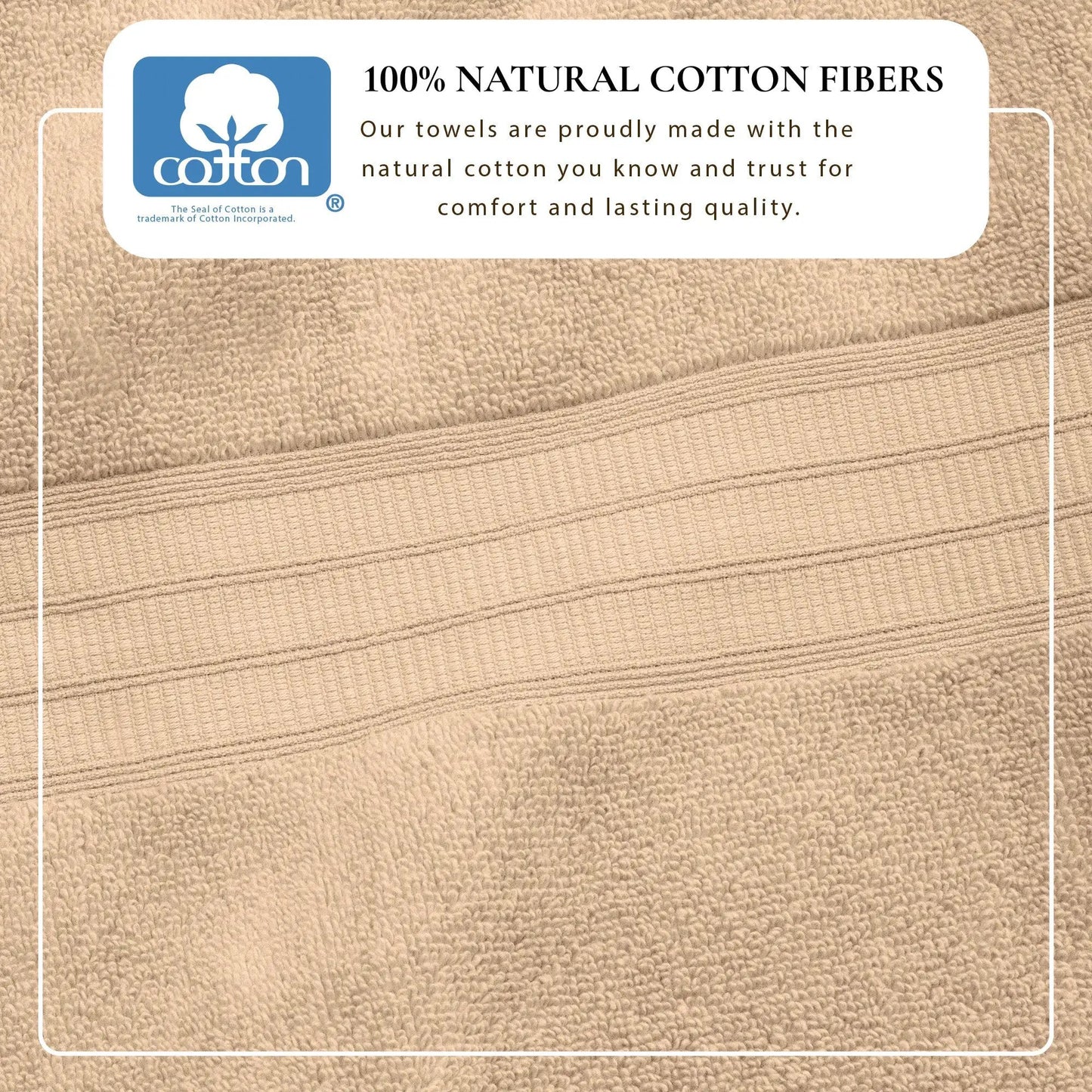 100% Cotton Premium Bath Towel Set - Chiara Collection from PriceLows™