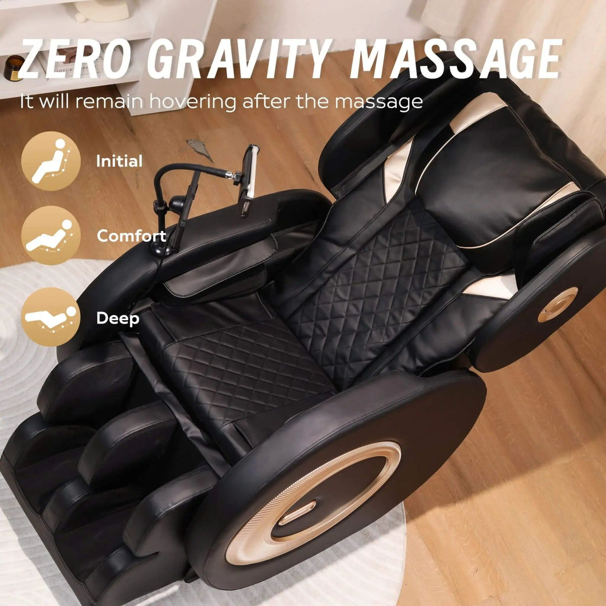 Tranquil Automatic Zero-Gravity Massage Recliner Chair With Full Body Air Pressure | Massage Chair | Living Room Use | Living Room