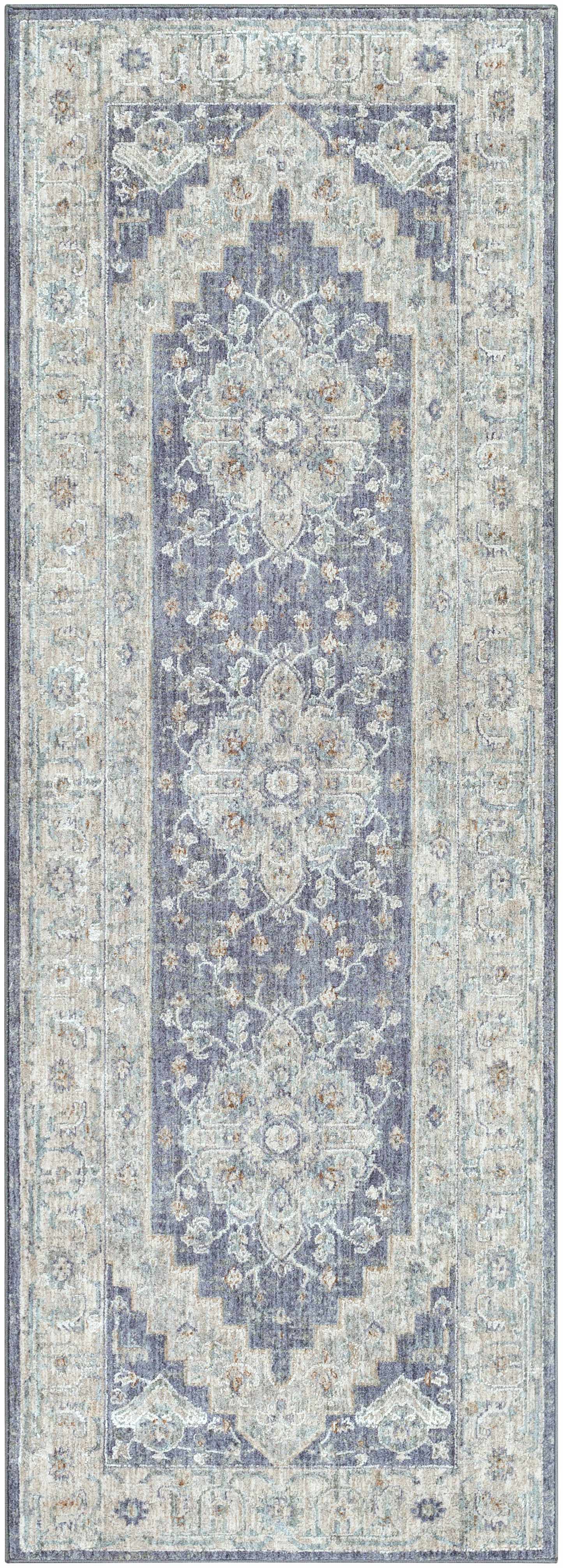 Sema Blue Medallion Rug from PriceLows™