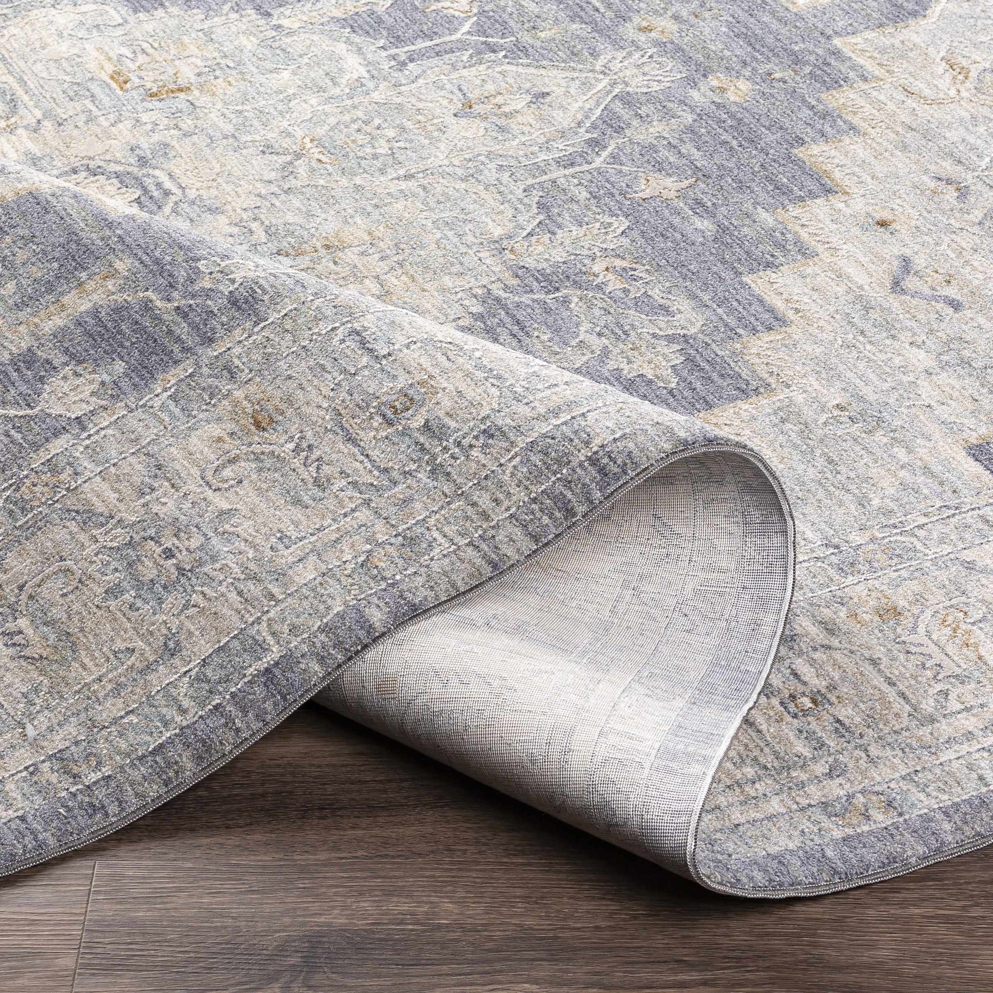 Sema Blue Medallion Rug from PriceLows™