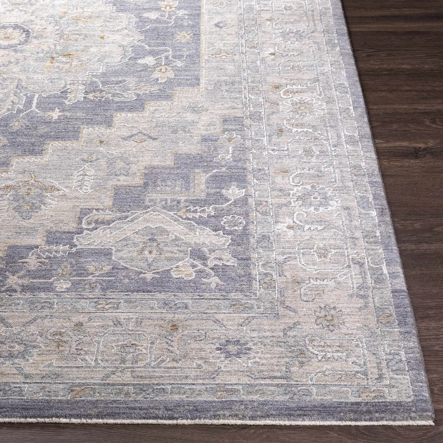 Sema Blue Medallion Rug from PriceLows™
