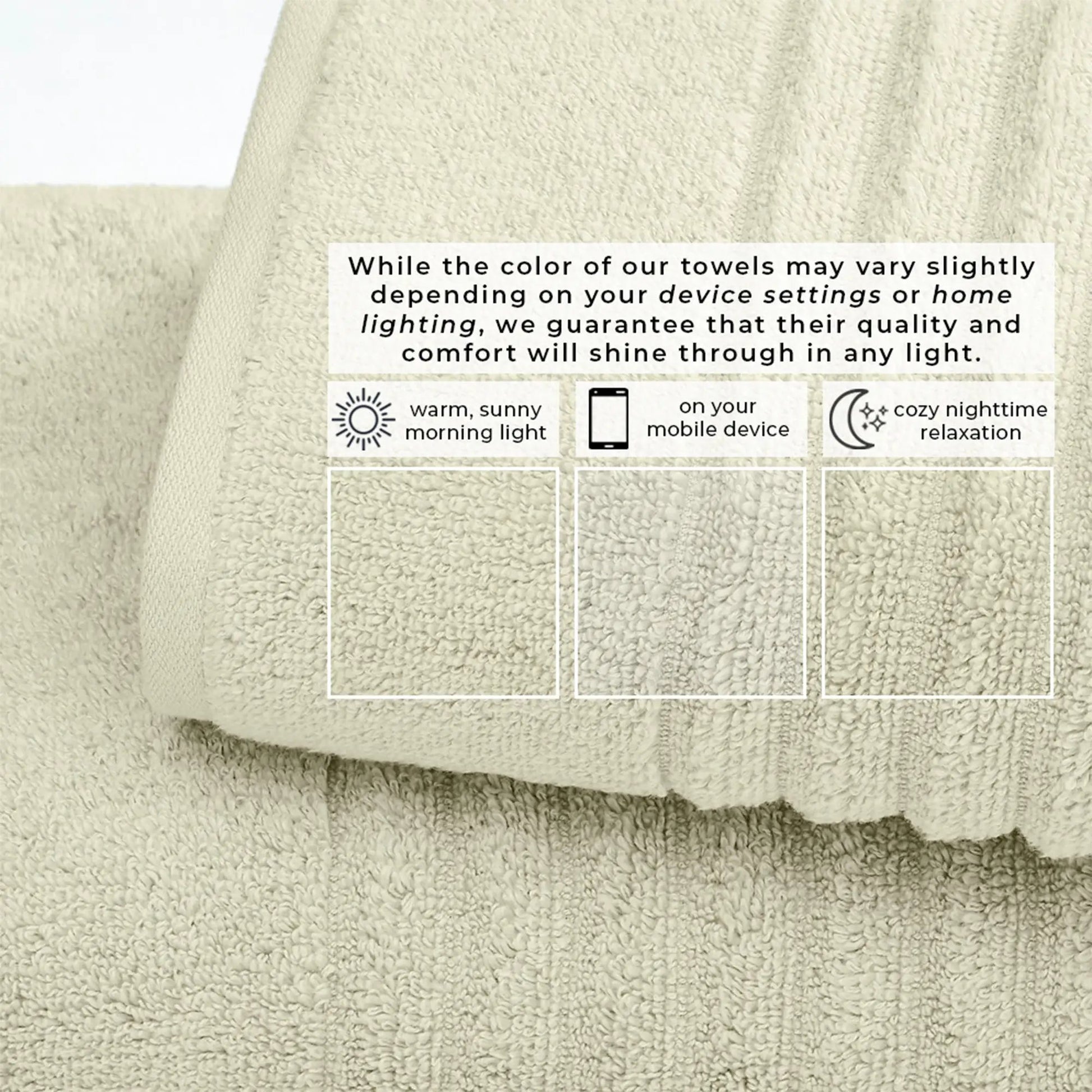 Luxury Combed Cotton Bath Towel Set - Karina Collection from PriceLows™