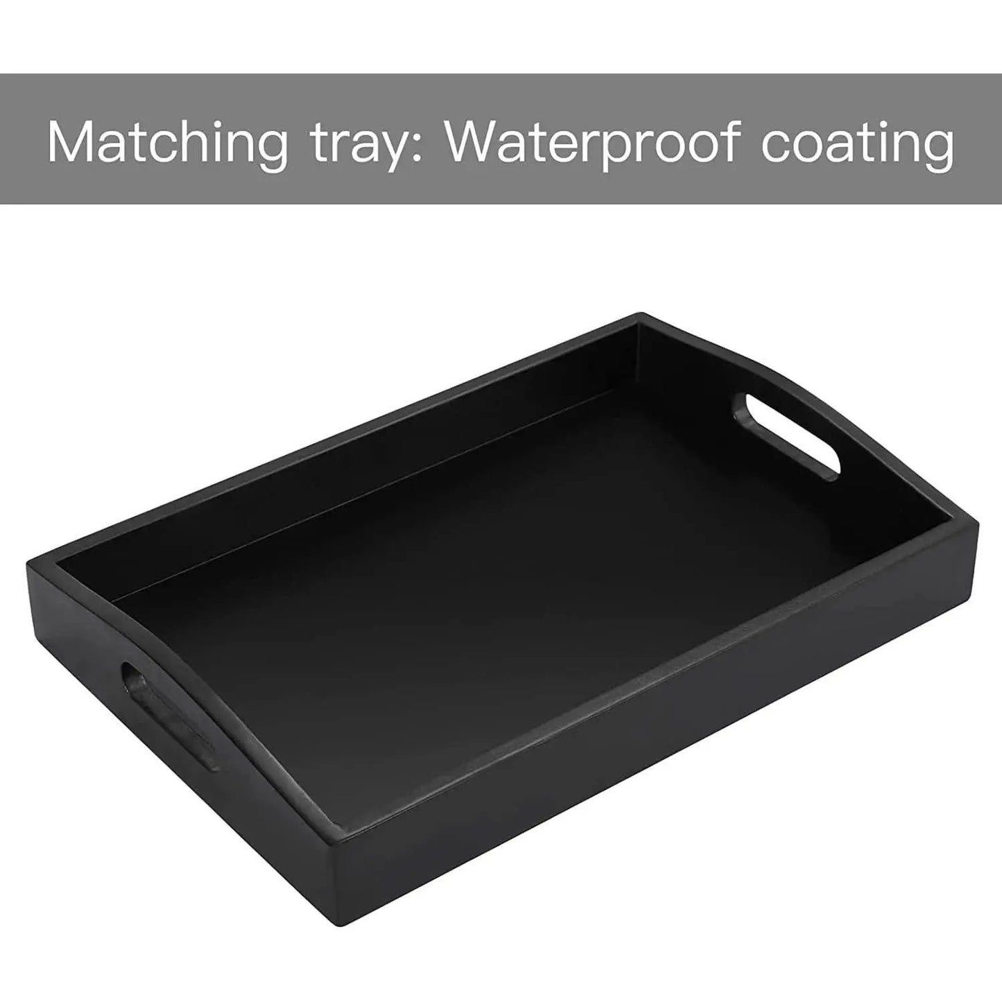 Grey Tufted Storage Ottoman With Tray Square Coffee Table from PriceLows™