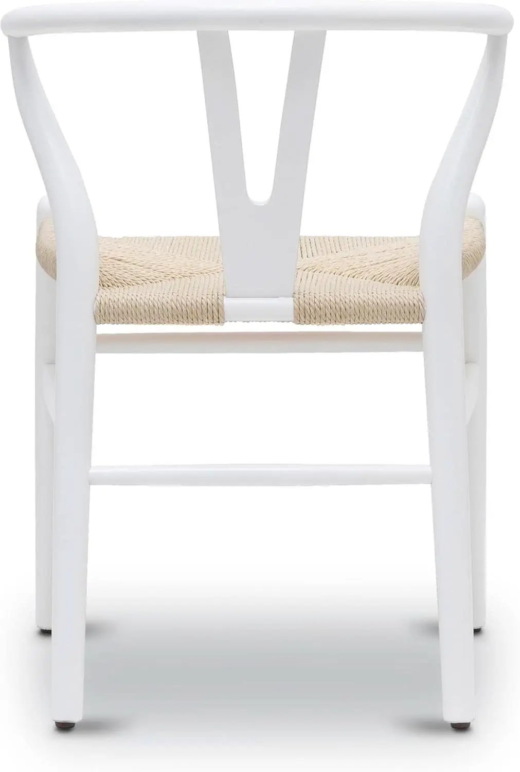 Mid Century White Weave Dining Chair For Dining Room from PriceLows™