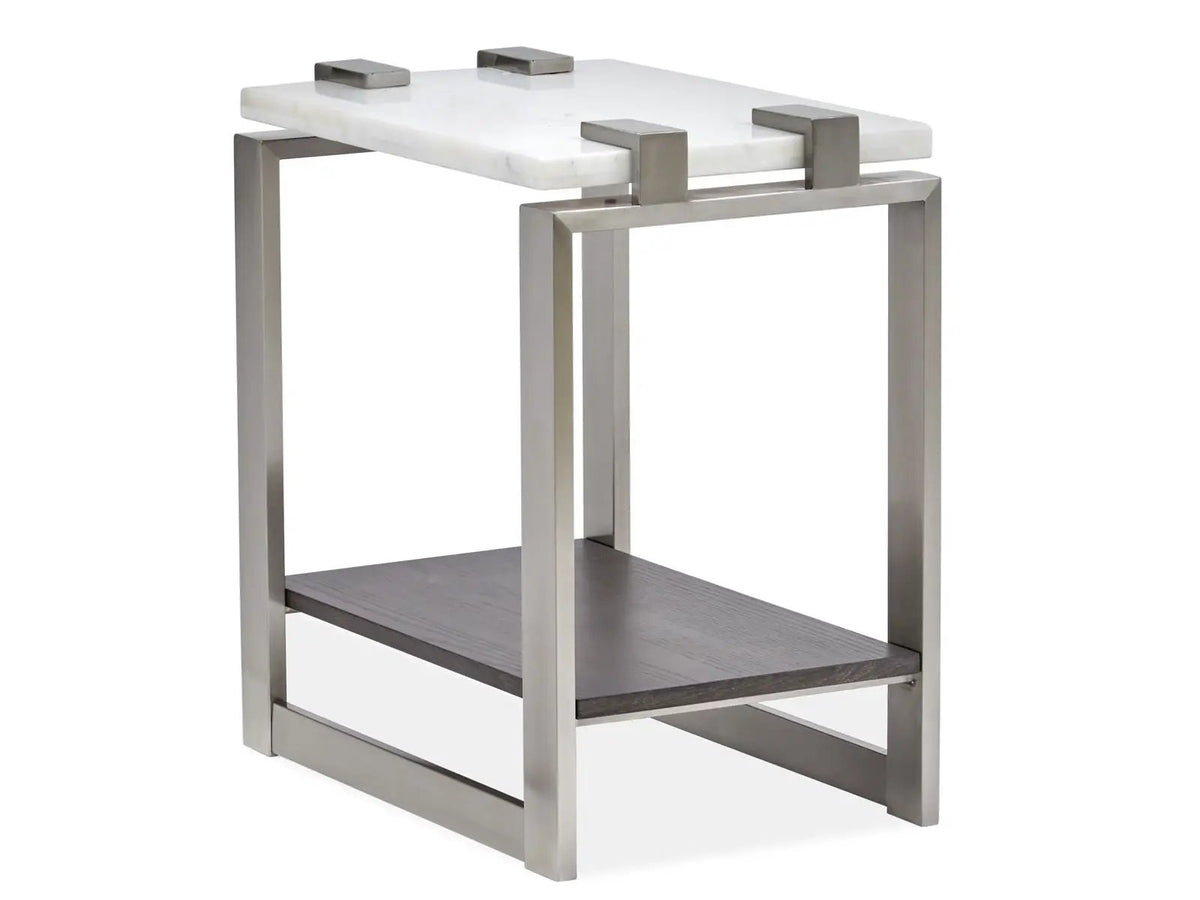 Paradox Rectangular End Table | 26 Inch Length | Modern Lifestyle Design | 24 Inch Height