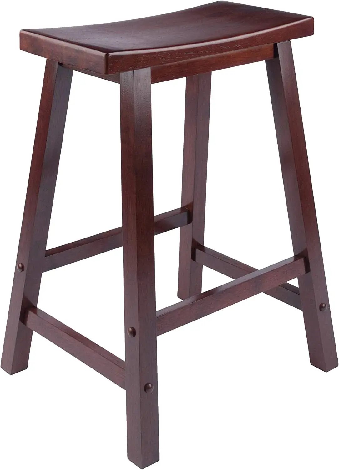 Satori 24 Inch Walnut Counter Stool For Modern Kitchen Bar from PriceLows™
