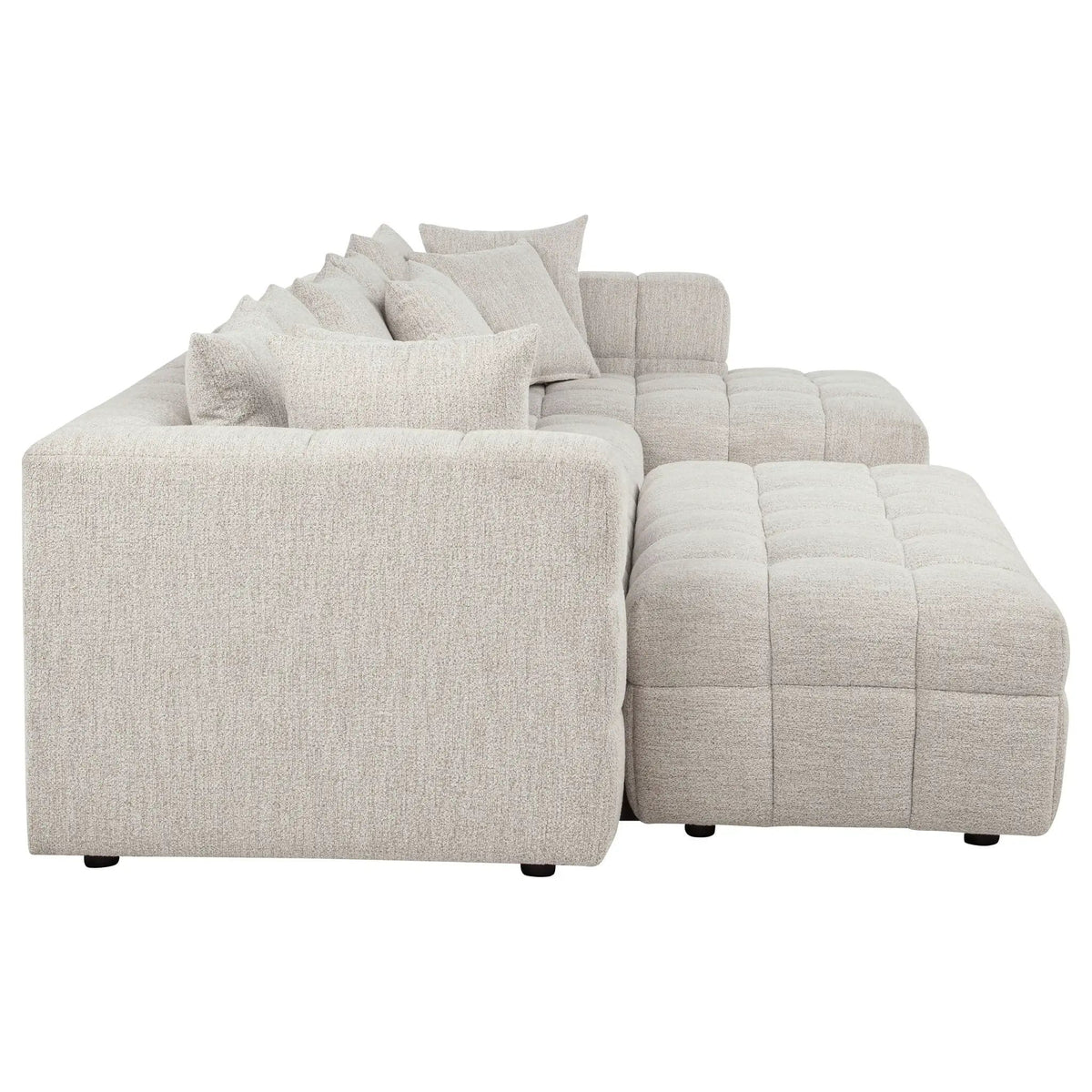 Amara 4-Piece Upholstered Sectional Sofa | 4-Piece Set | Polyester & Fabric | Living Room