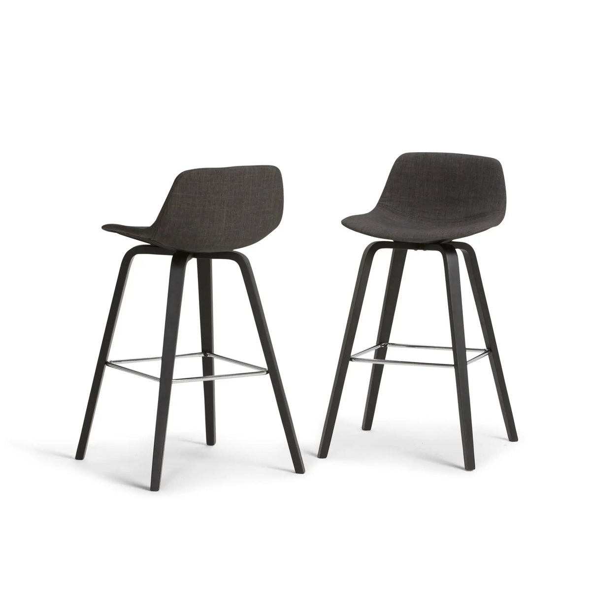 Randolph Bentwood Stools | Set Of 2 | Mid Century Modern Style | Counter And Bar Height