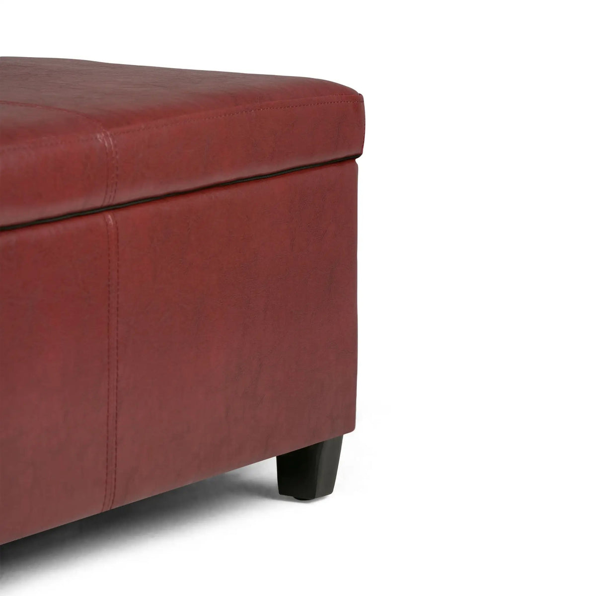 Storage Ottoman Bench | Solid Wood Frame | High Density Foam
