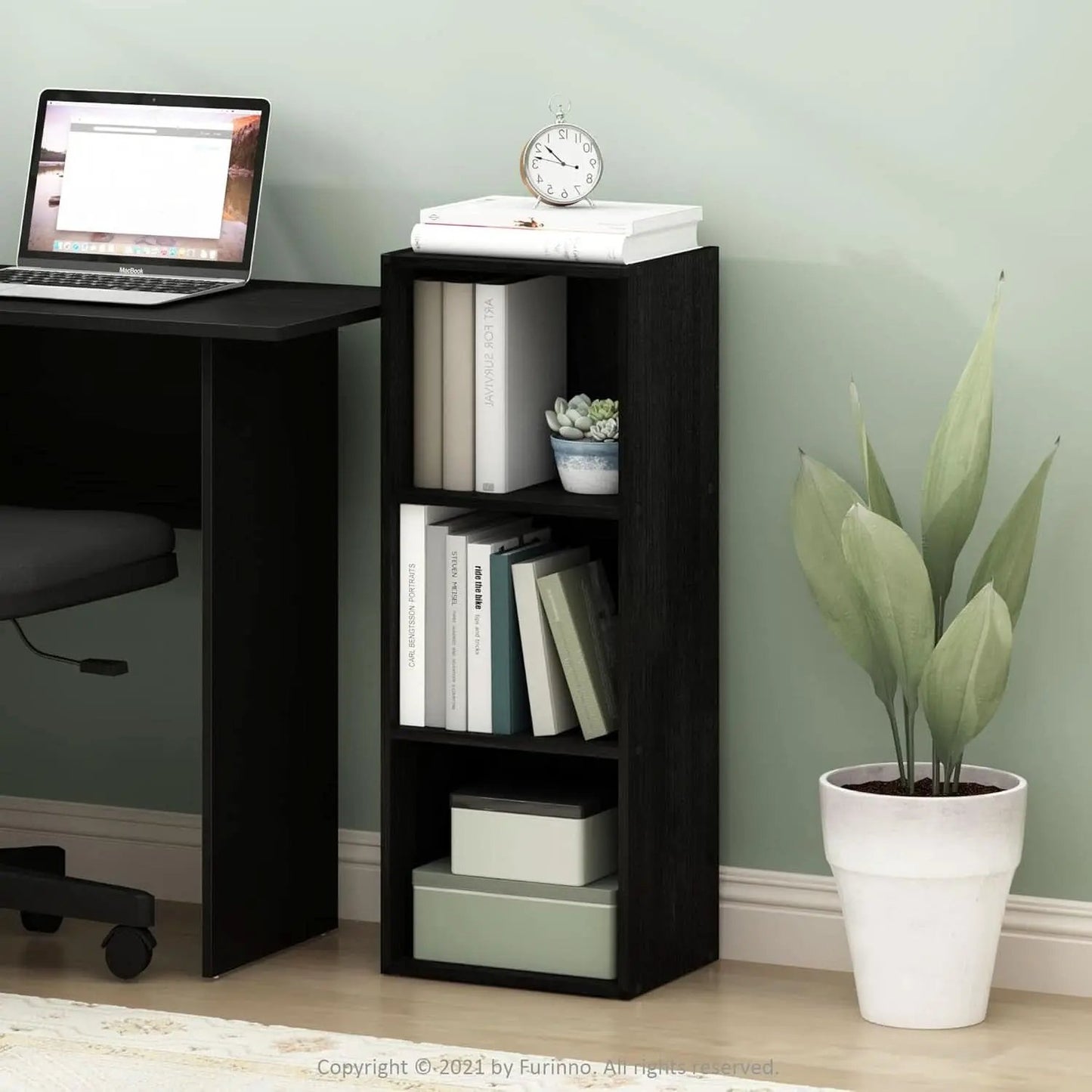 Pasir Open Shelf Bookcase Blackwood No Tool Assembly from PriceLows™